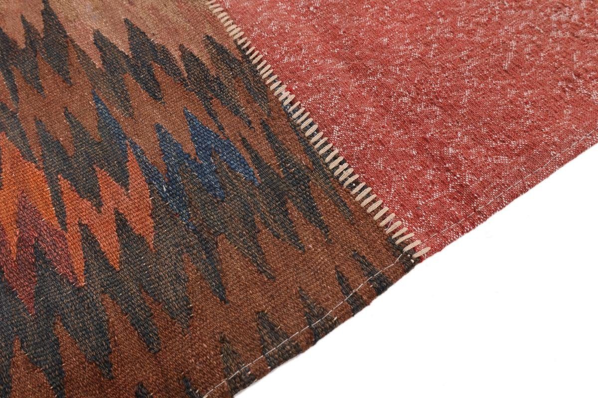 Orientteppich Patchwork / Orientteppich Handgewebter 4 rechteckig, 143x186 mm Perserteppich, Trading, Höhe: Nain Kelim