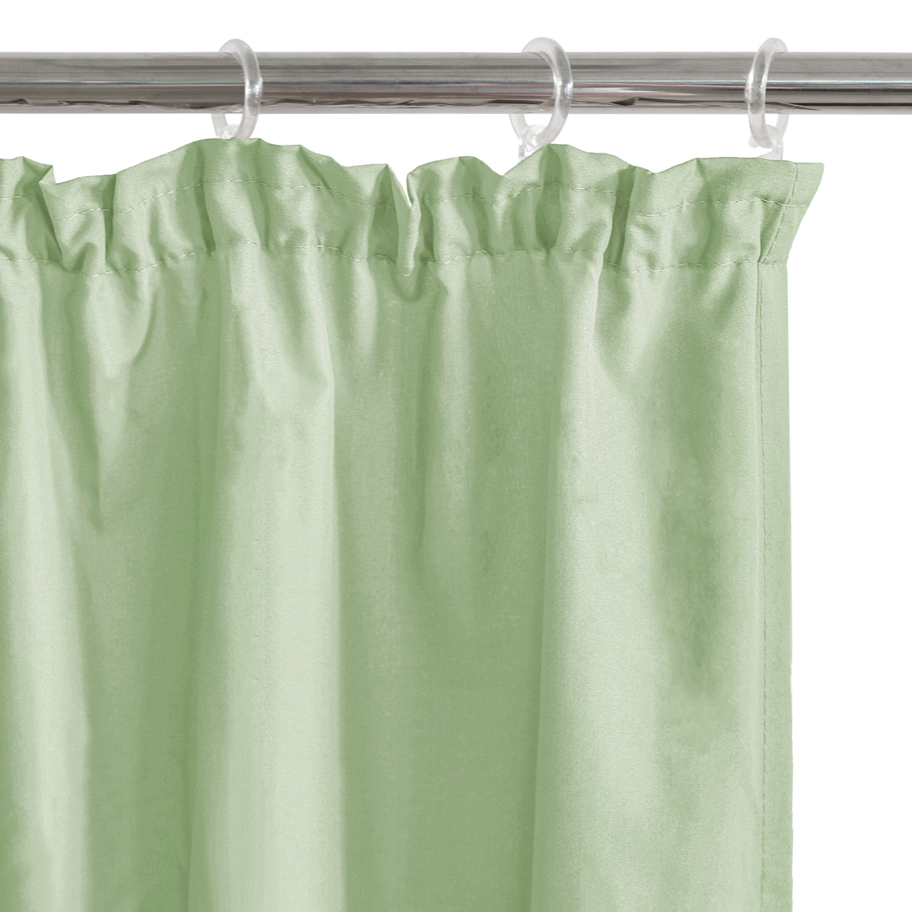 OTTO home Vorhang Raja, Gardinen mit Kräuselband, Vorhänge Wohnzimmer (2 St), Kräuselband, blickdicht, Polyester, 2er-Set, Bestseller, einfarbig, modern, pflegeleicht, Mikrofaser