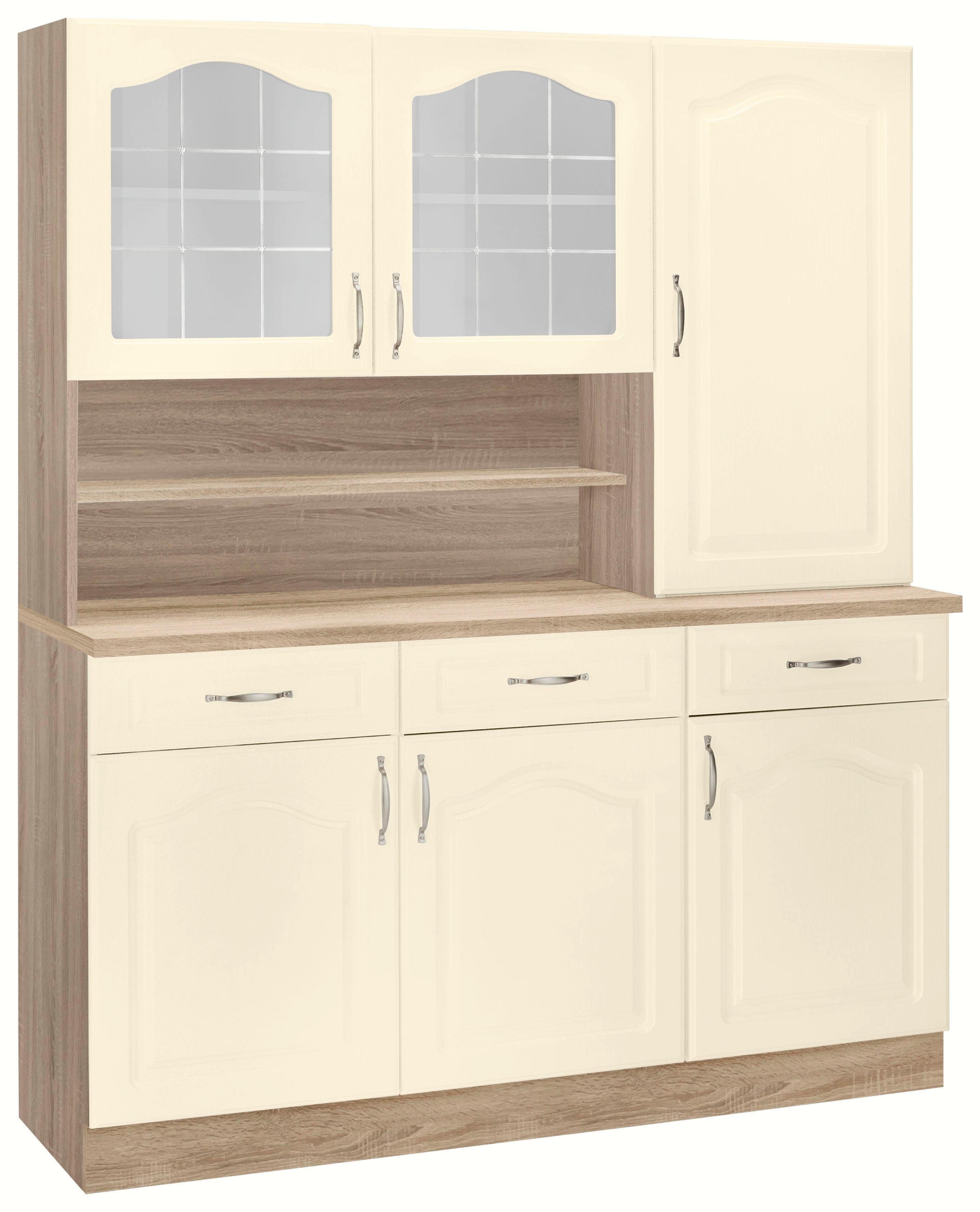 wiho Küchen Küchenbuffet Linz 150 cm breit, in Landhaus-Optik