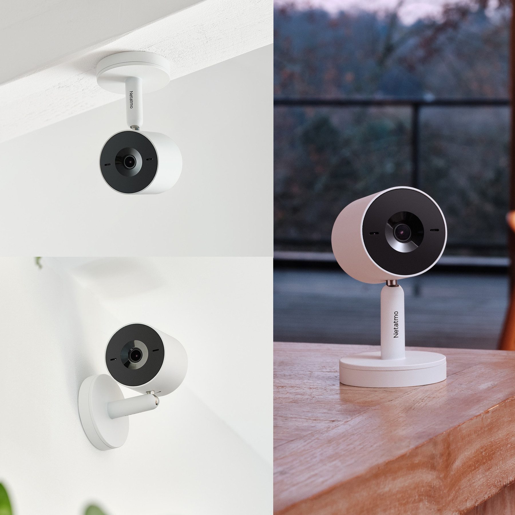 Netatmo Indoor Kamera NETATMO Überwachungskamera NPC-W-EC, schwarz, innen