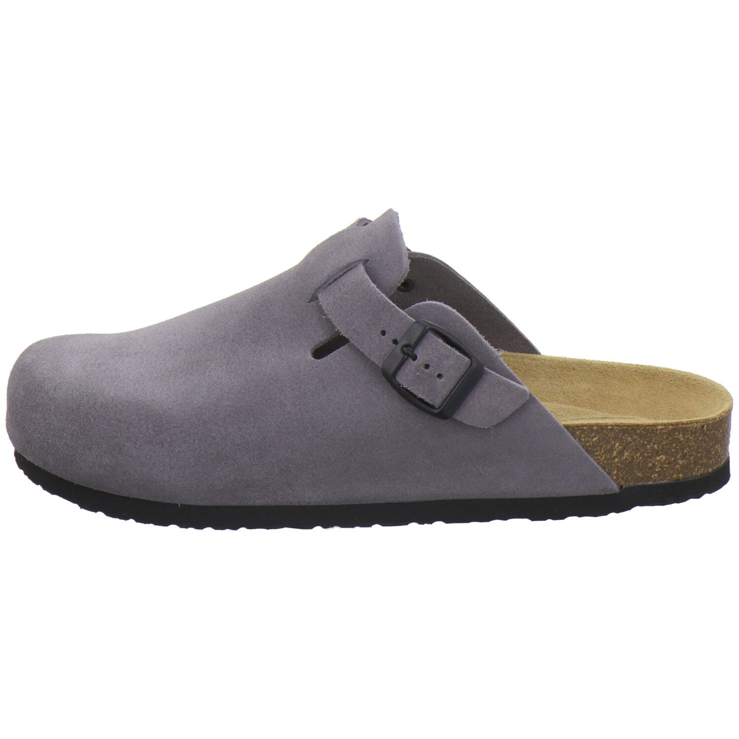 AFS-Schuhe 390083 Clogs Pantolette für Herren aus Leder mit Fußbett, Hausschuhe Made in Germany