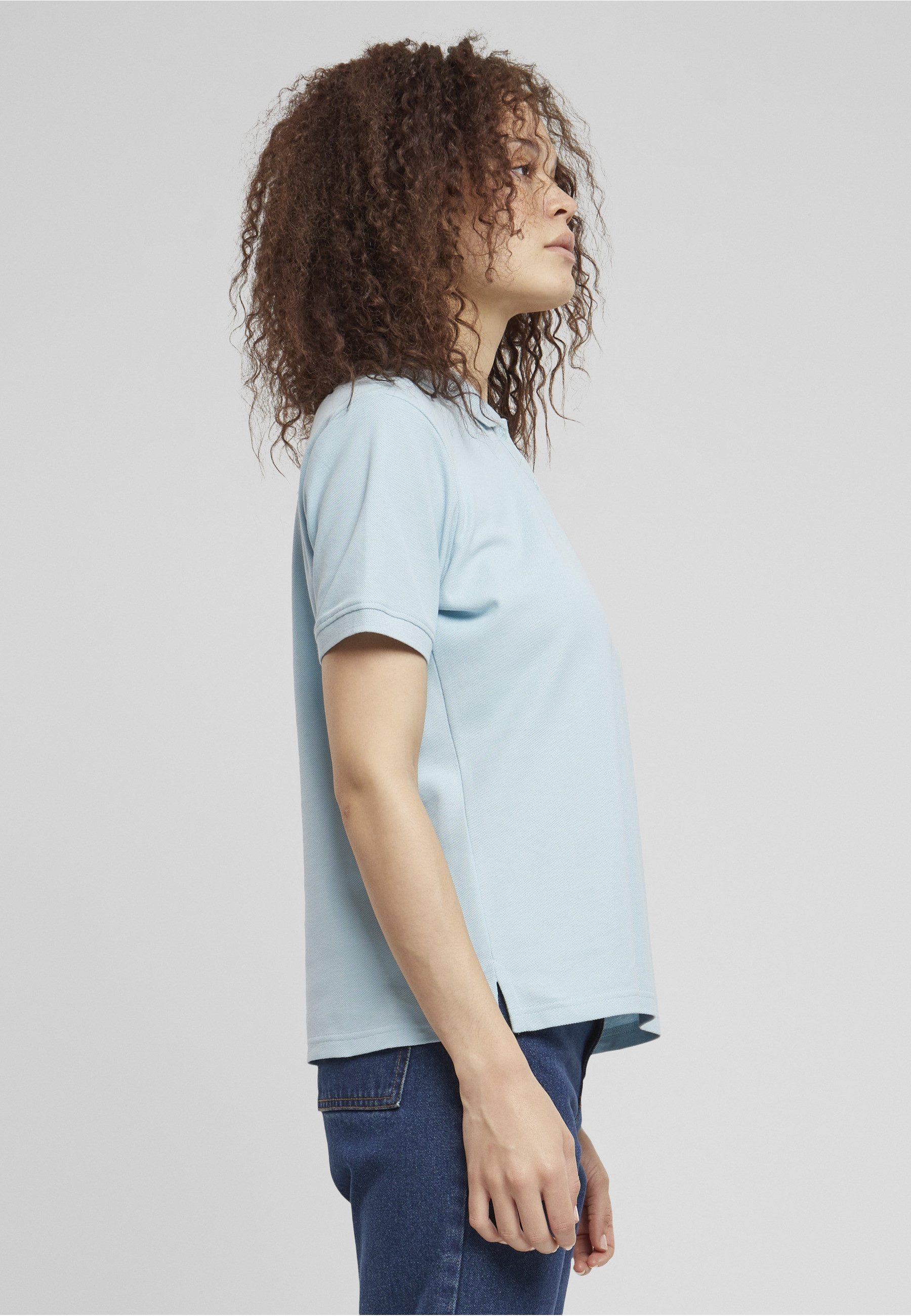URBAN CLASSICS Poloshirt Urban Classics Ladies Polo Shirt (1-tlg)
