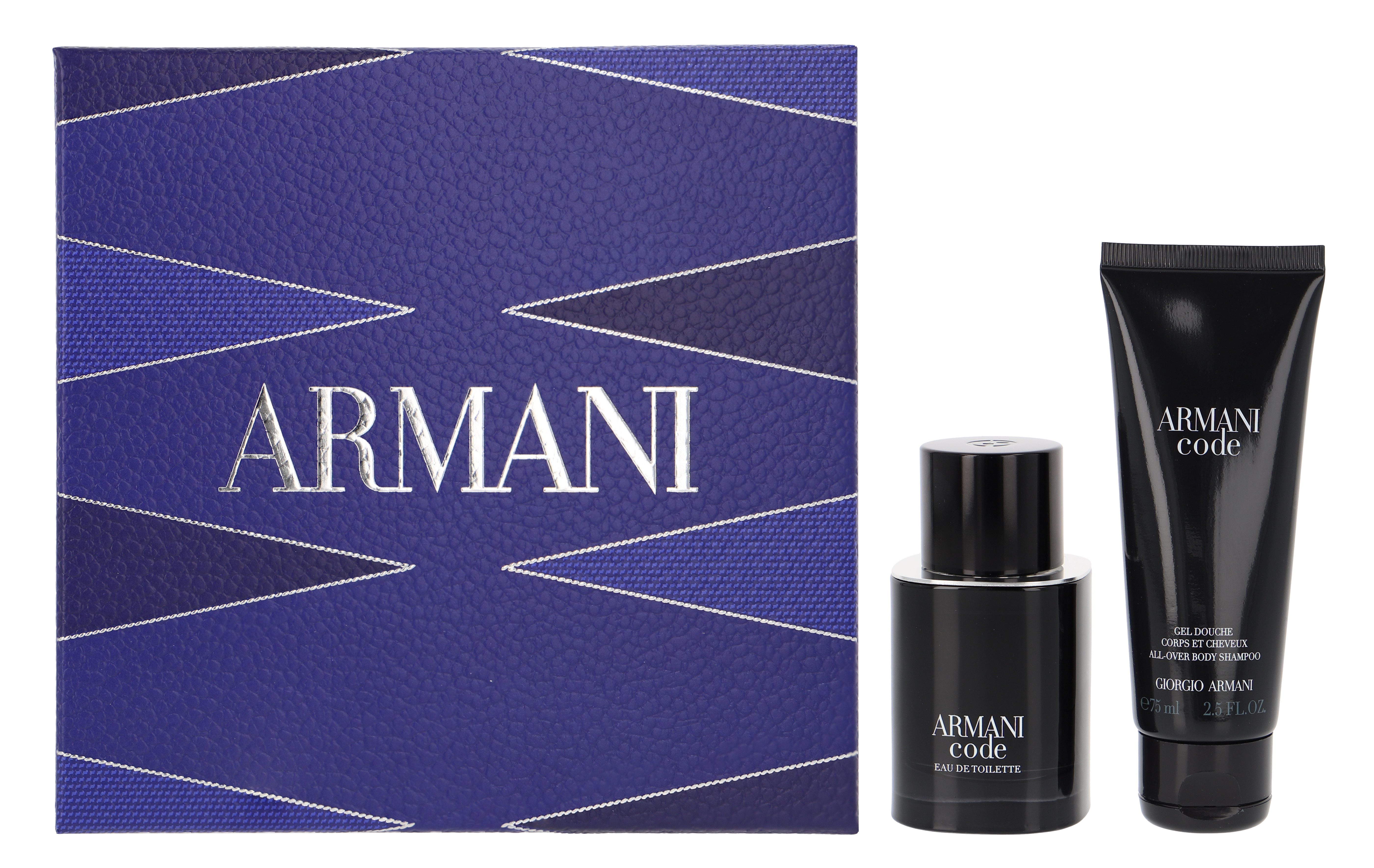 Giorgio Armani Duft-Set ARMANI Code Homme Set 50 ml Eau de Toilette + Shower Gel 75 ml, 2-tlg.
