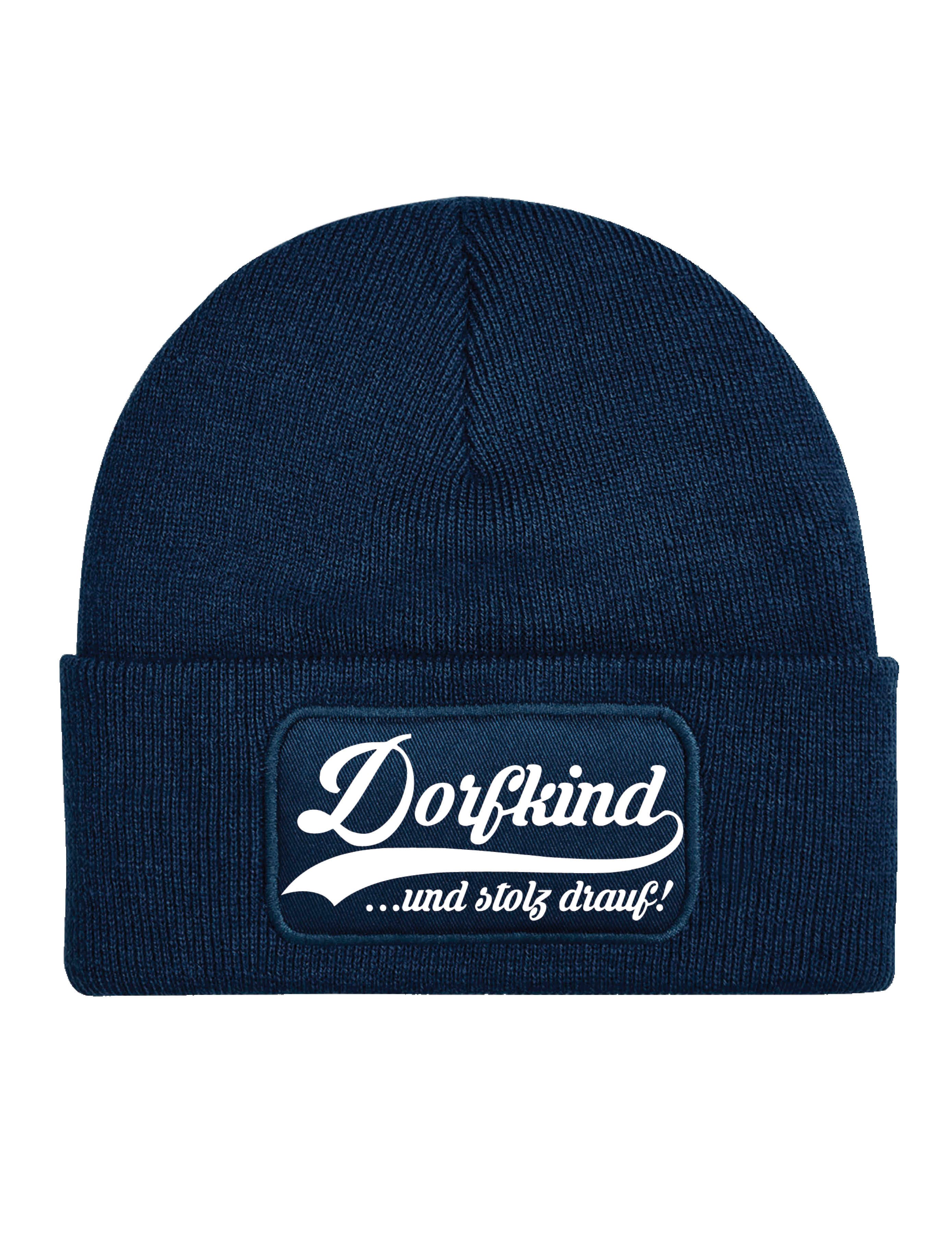 Youth Designz Beanie Dorfkind Unisex Beanie Mütze für Damen und Herren mit lustigem Spruch Print