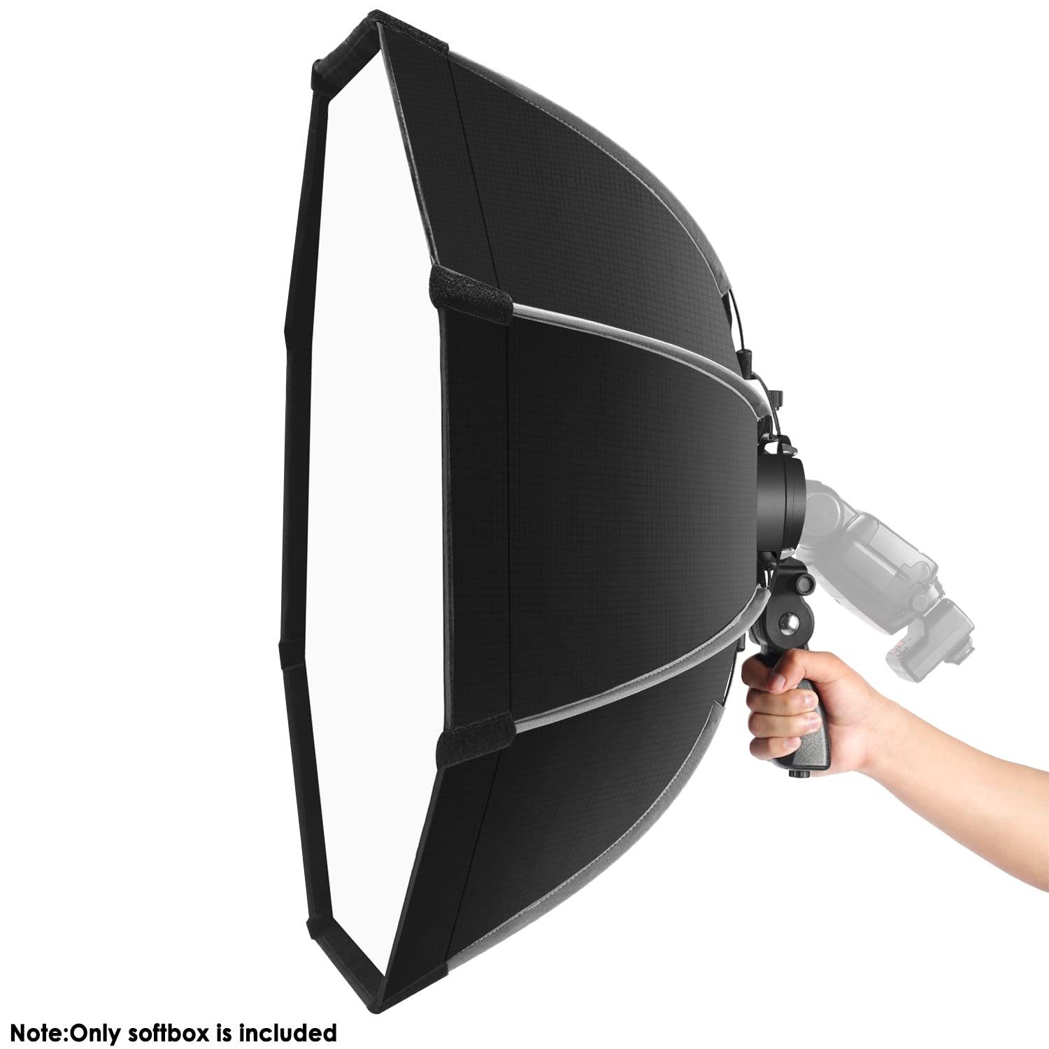 Neewer Softbox SF-RP26 65cm Octa Softbox, S-Typ Halterung, für NEEWER Blitzgeräte, Schnelles Öffnen und Zusammenklappen