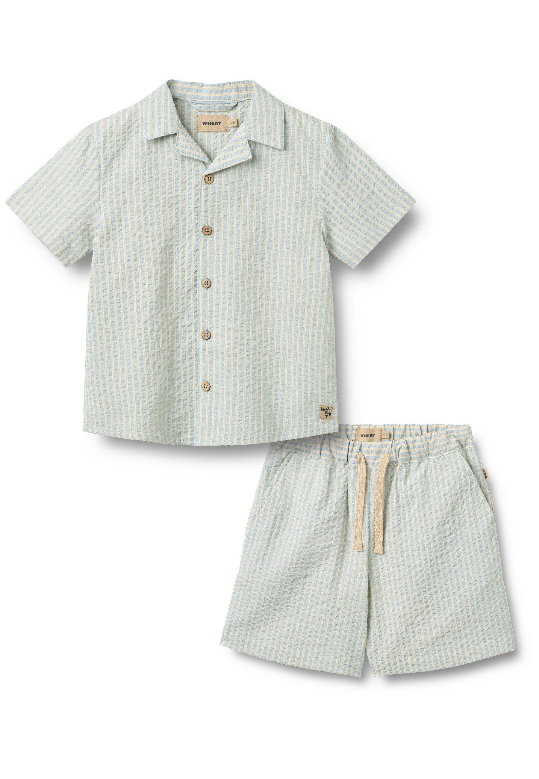 WHEAT Trainingsanzug WHEAT Set Shirt S/S & Shorts Anker
