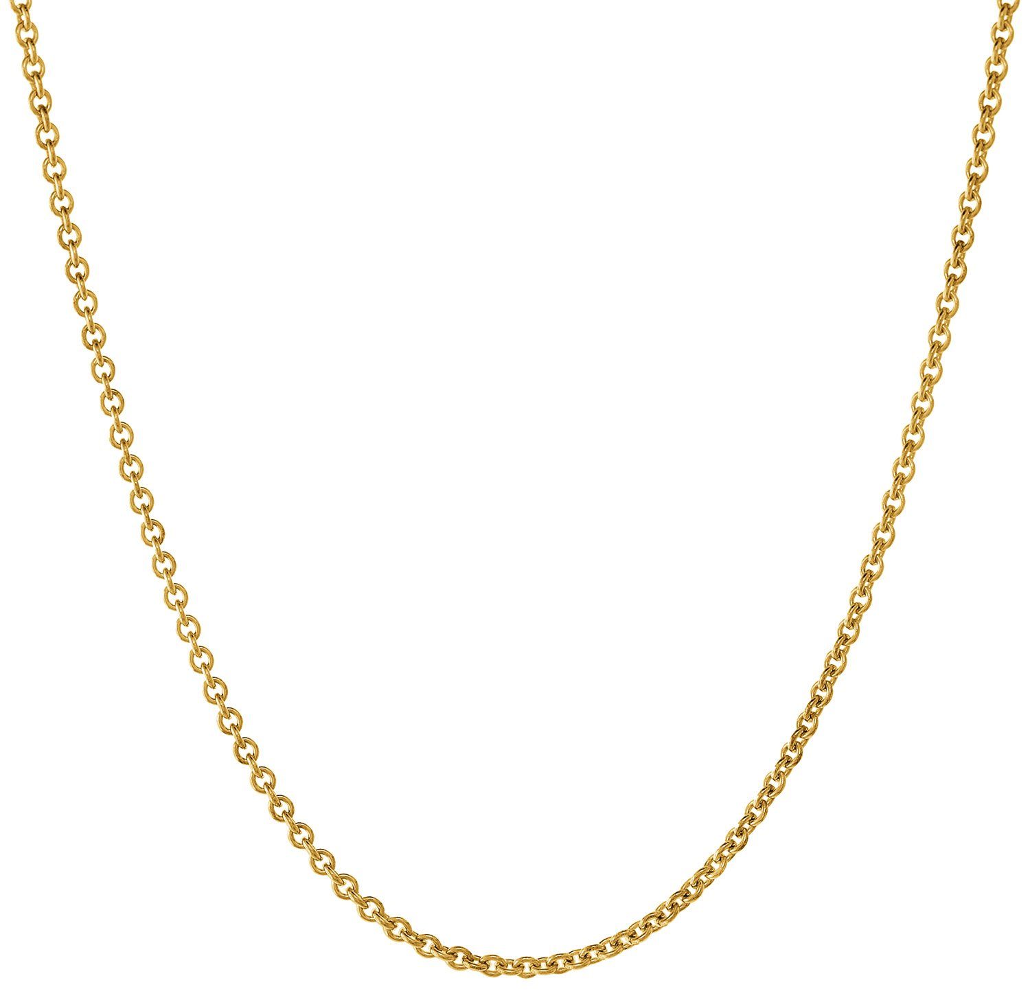 trendor Kette ohne Anhänger kette für Gold auf Silber 925 Ø 2,0 mm günstig online kaufen