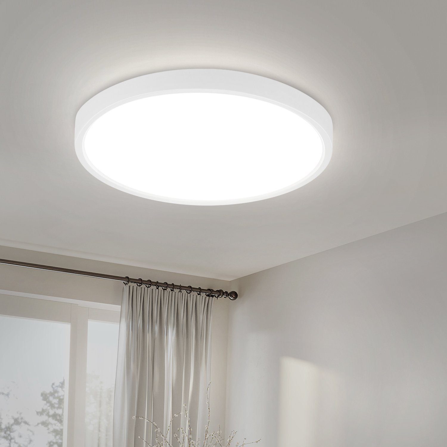 ZMH LED Deckenleuchte Wohnzimmer Ø22cm Deckenlampe günstig online kaufen