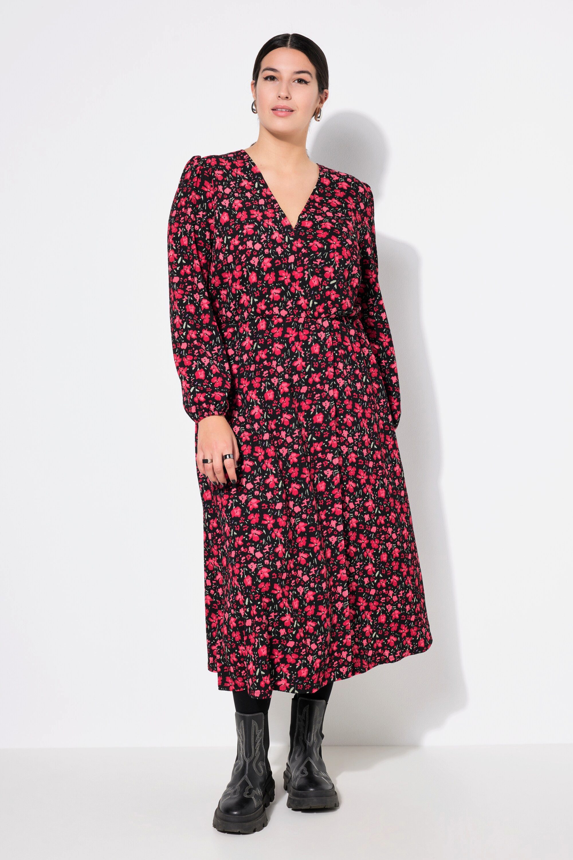 Studio Untold Maxikleid Maxikleid A-Linie Wickeloptik günstig online kaufen