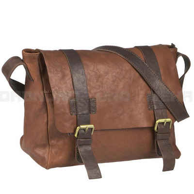 Gianni Conti Umhängetasche Cuoio, Schultertasche, Herrentasche, Leder, Messenger