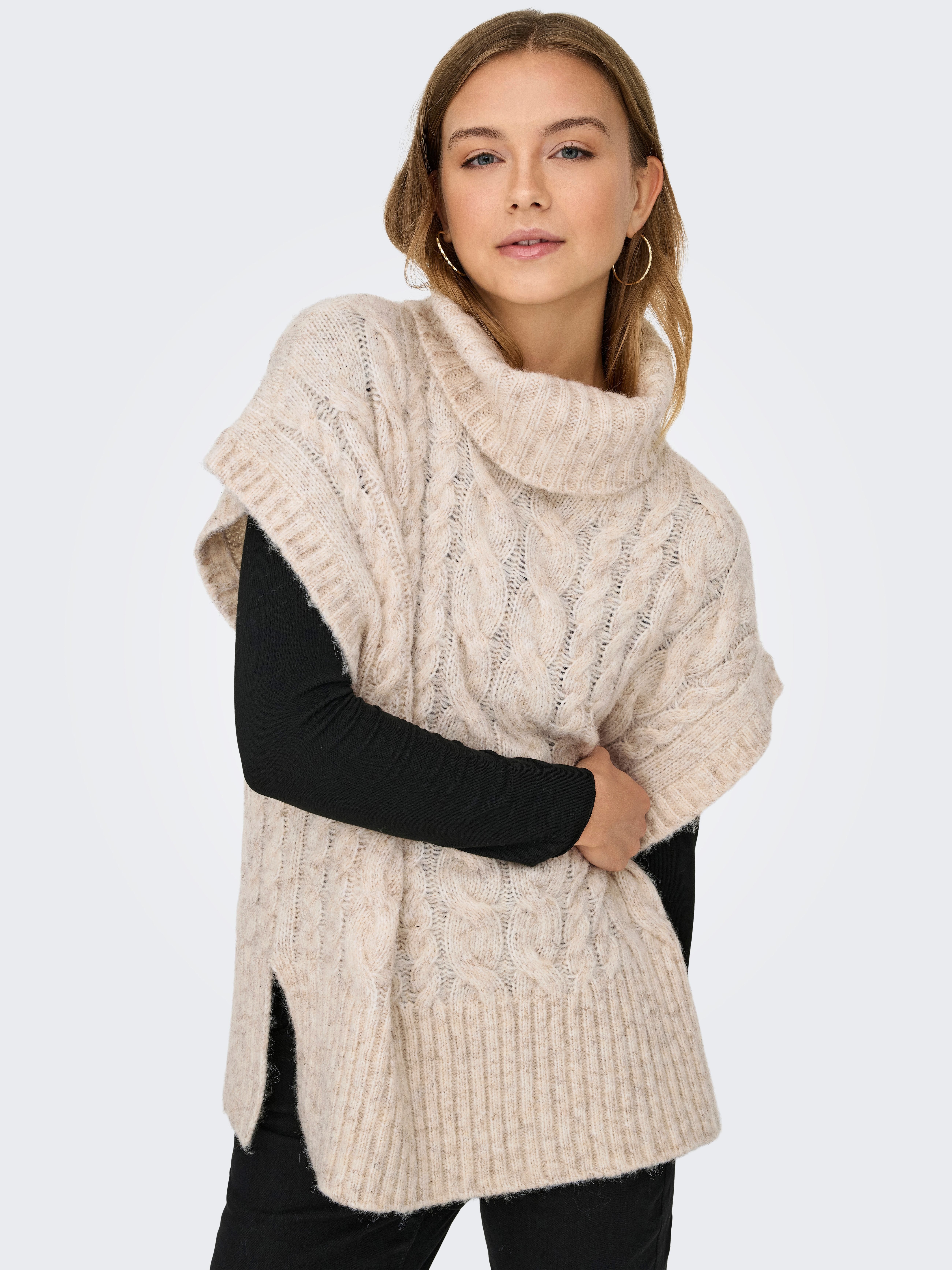 ONLY Strickpullover ONLIDA LIFE SL ROLLNECK VEST CC KNT günstig online kaufen