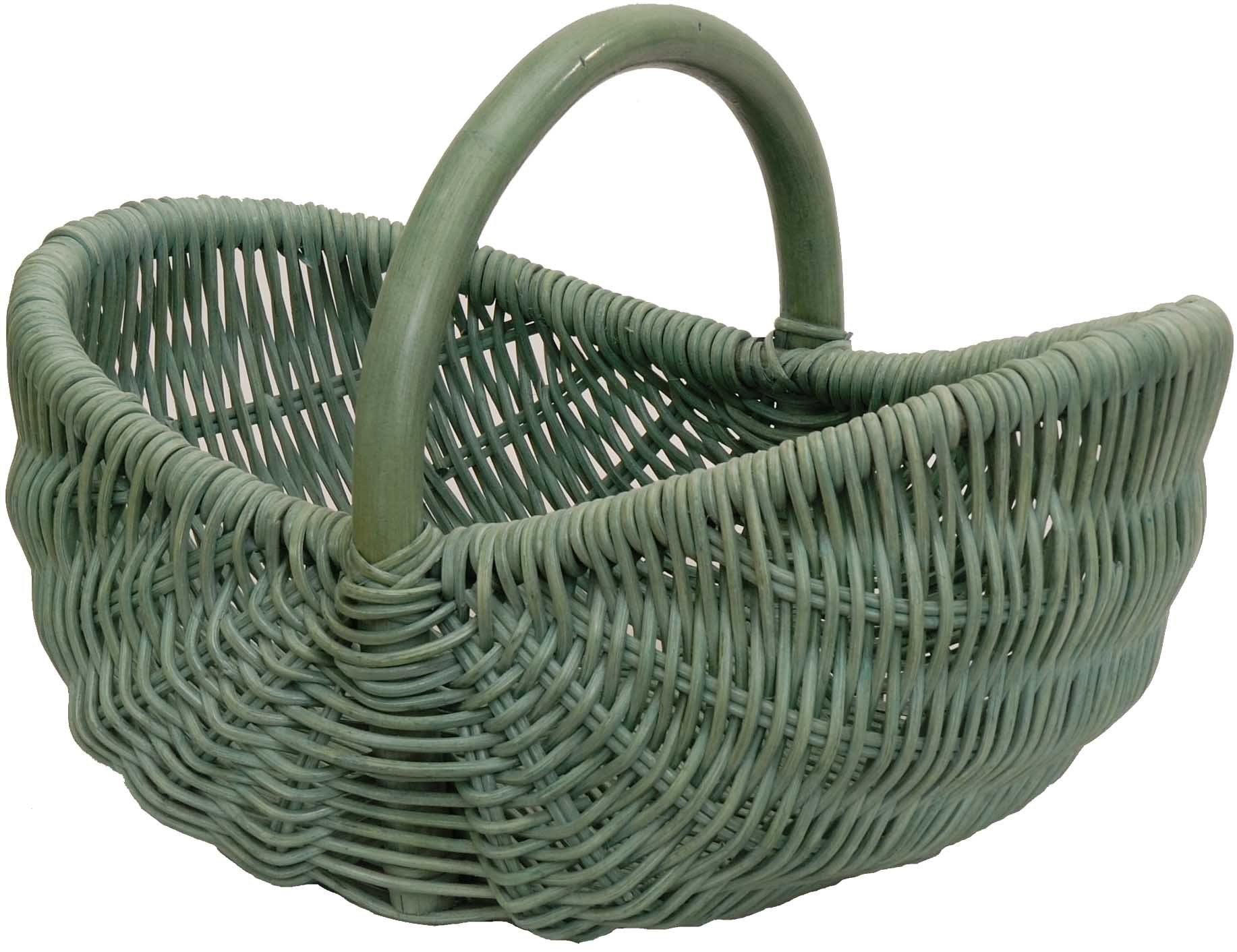 Krines Home Einkaufskorb Rattankorb mit Bügel günstig online kaufen