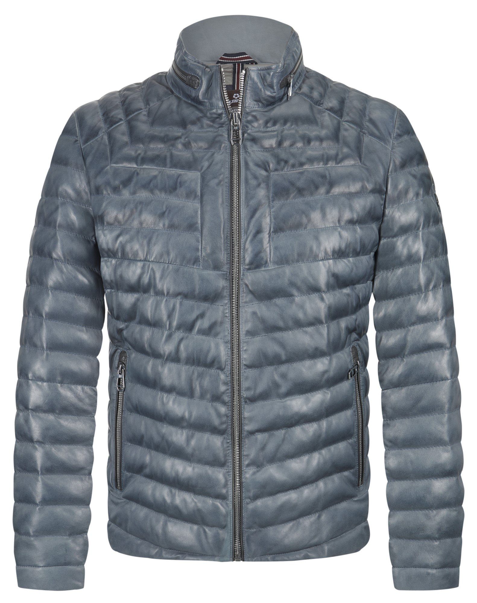 Milestone Lederjacke MSMalik Steppjacke aus Lammleder günstig online kaufen