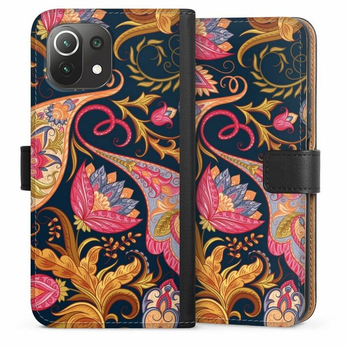 DeinDesign Handyhülle Muster Ornamente Mandala Floral Autumn 1 Xiaomi Mi 11 Lite 5G NE Hülle Handy Flip Case Wallet Cover