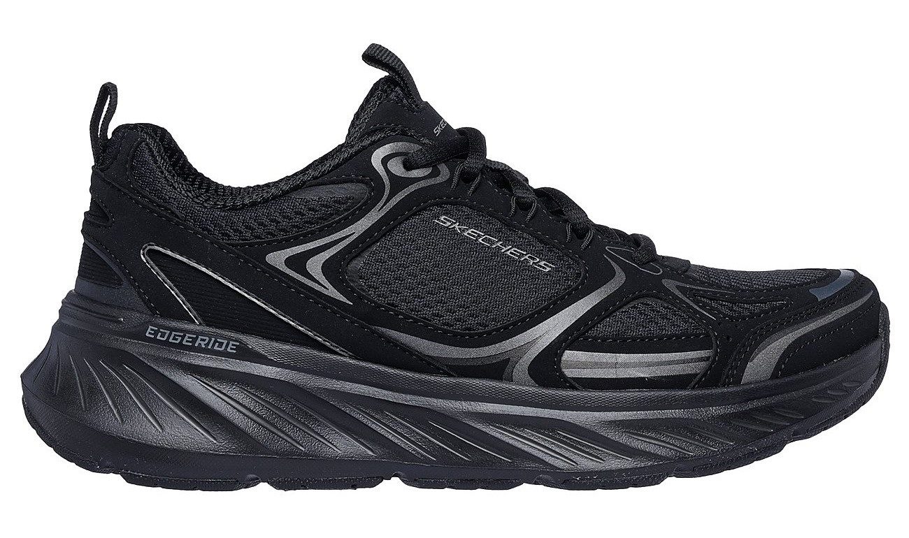 Skechers EDGERIDE-SILVER ECLIPSE Sneaker Retro Sneaker, Schnürschuh, Sportschuh mit Metallic-Besätzen