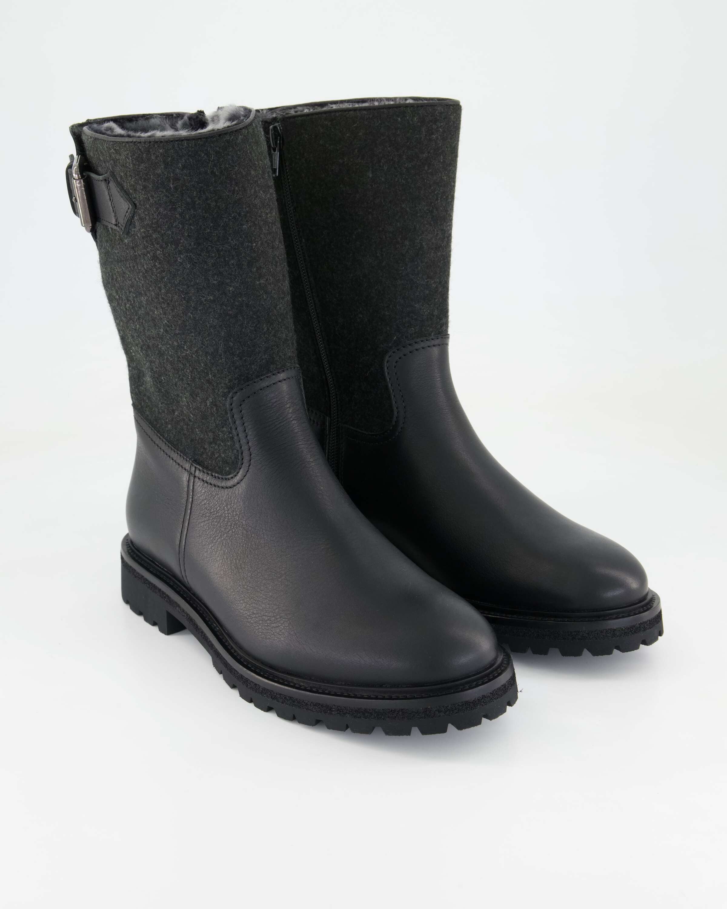 dirndl + bua 2053-01 Winterstiefelette Obermaterial: Leder und Textil