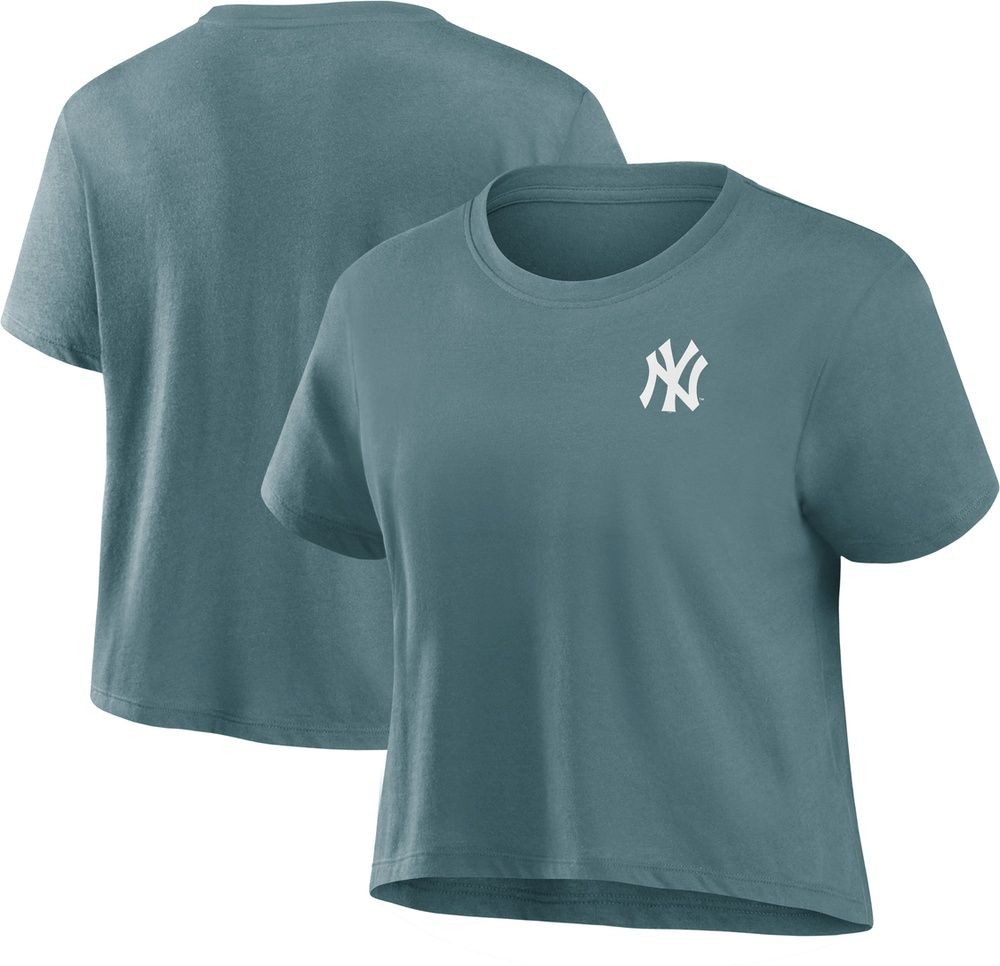 New York Yankees T-Shirt Womens MLB Cropped T-Shirt
