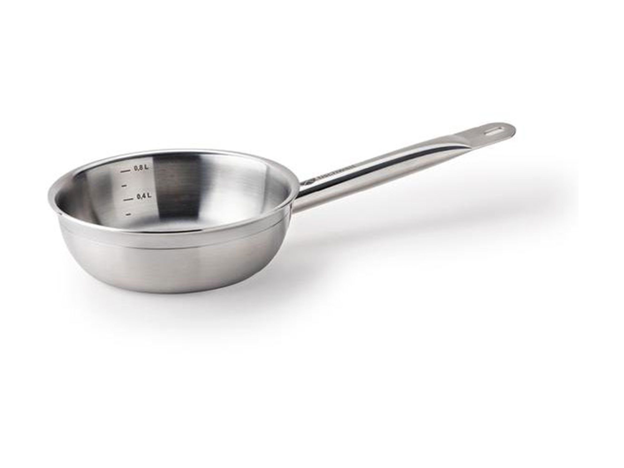 tischwelt Geschirr-Set Sauteuse 16 cm Cook Love, Aluminium, Edelstahl 18-10