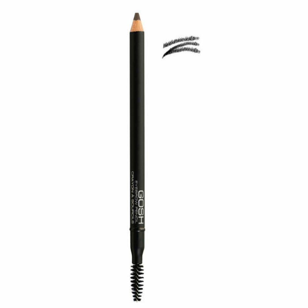 GOSH Augenbrauen-Stift Eyebrow Pencil Soft Black