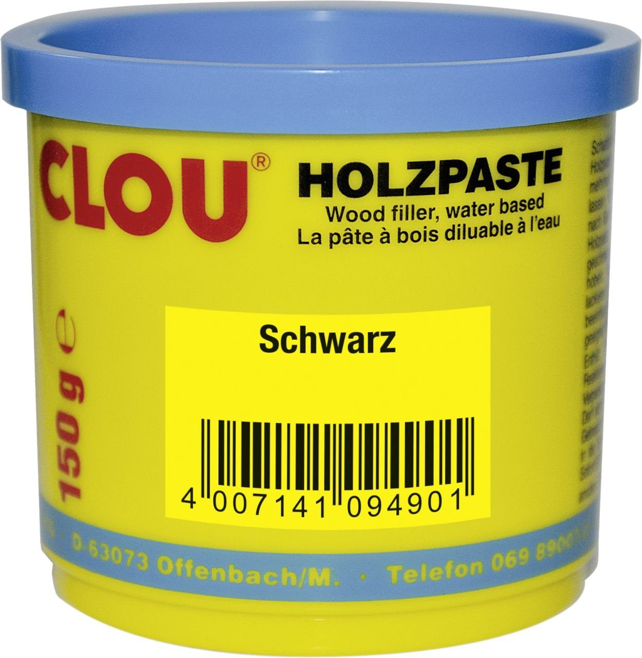 Clou Holzpaste CLOU g schwarz 150 Holzlack