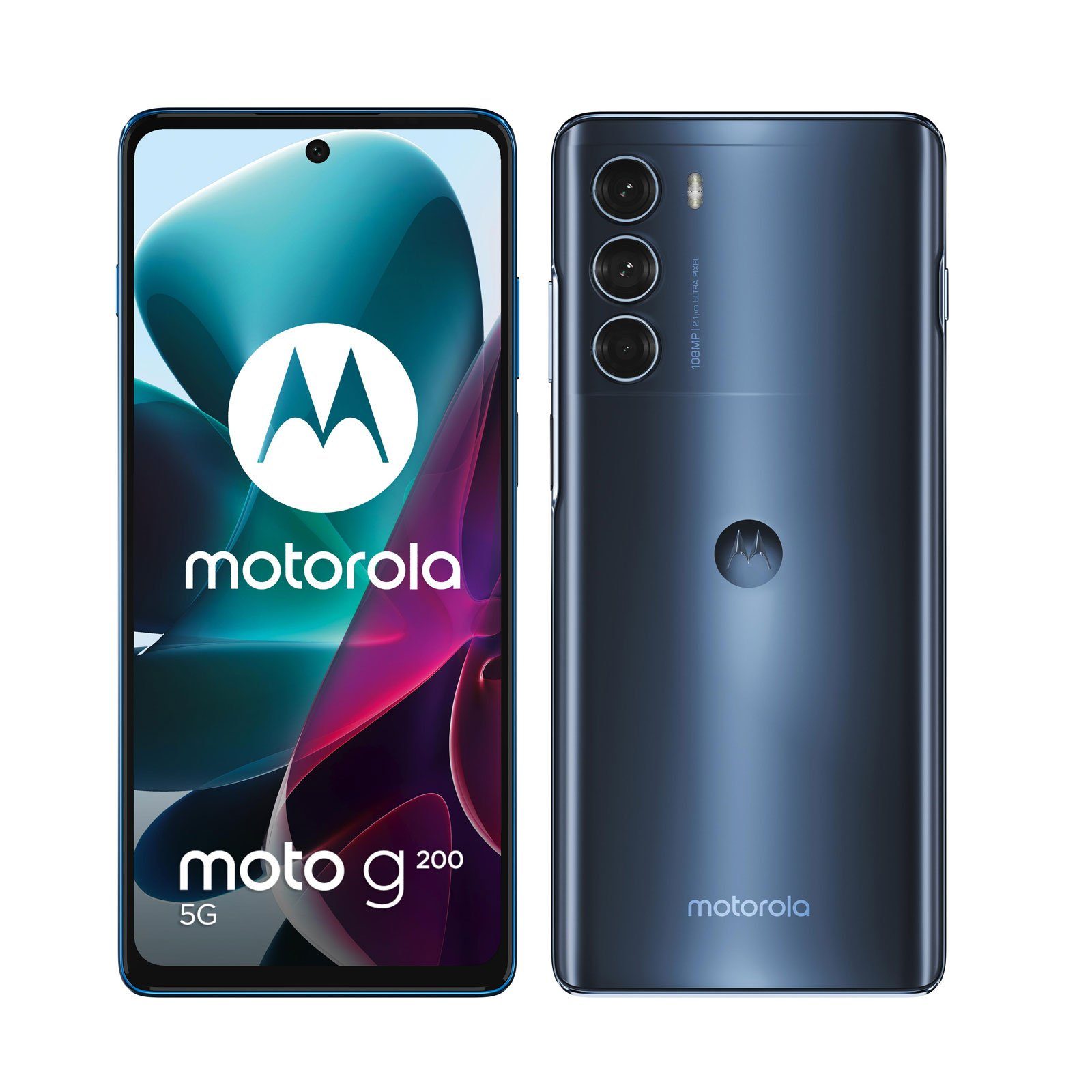 Motorola moto G200 Smartphone (17.27 cm/7.55 Zoll, 128 GB Speicherplatz,  108 MP Kamera)