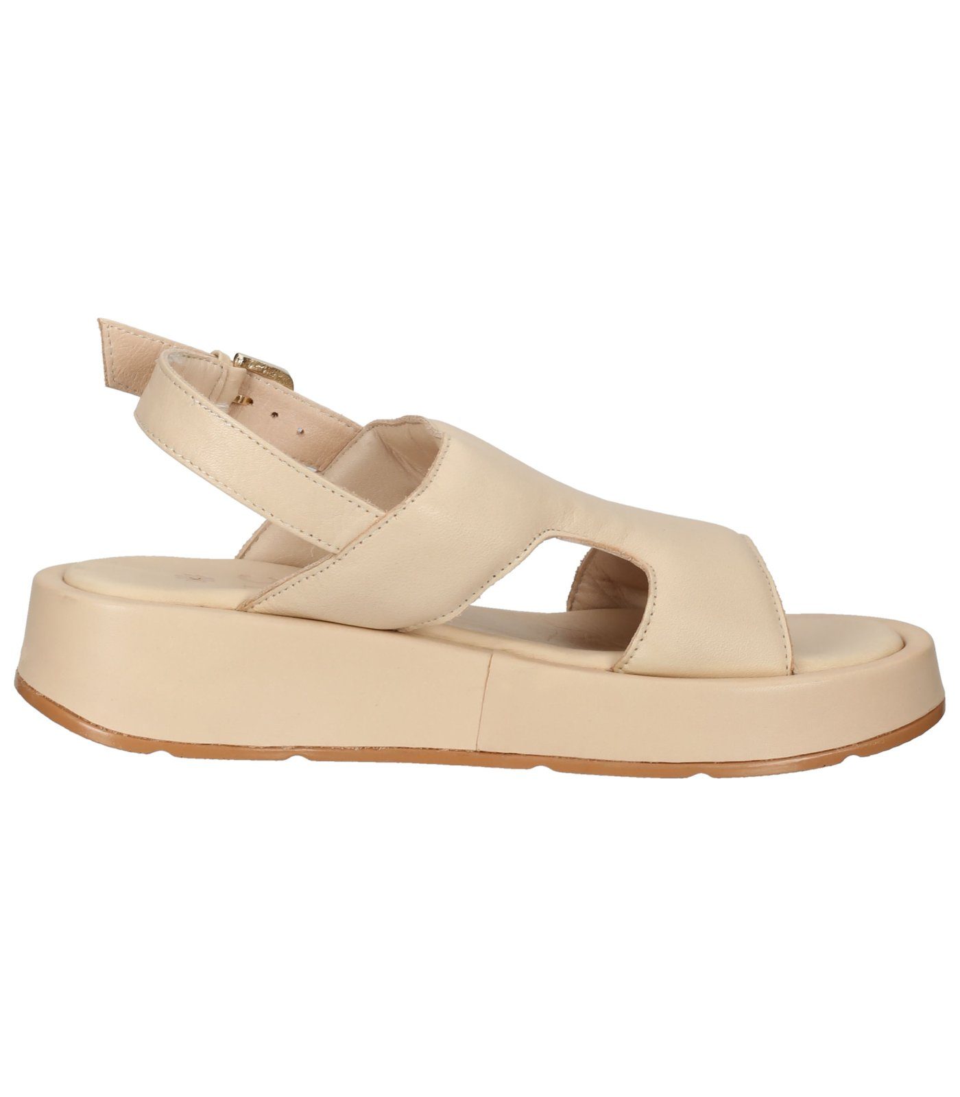 Sandalen Beige Leder Riemchensandalette ILC