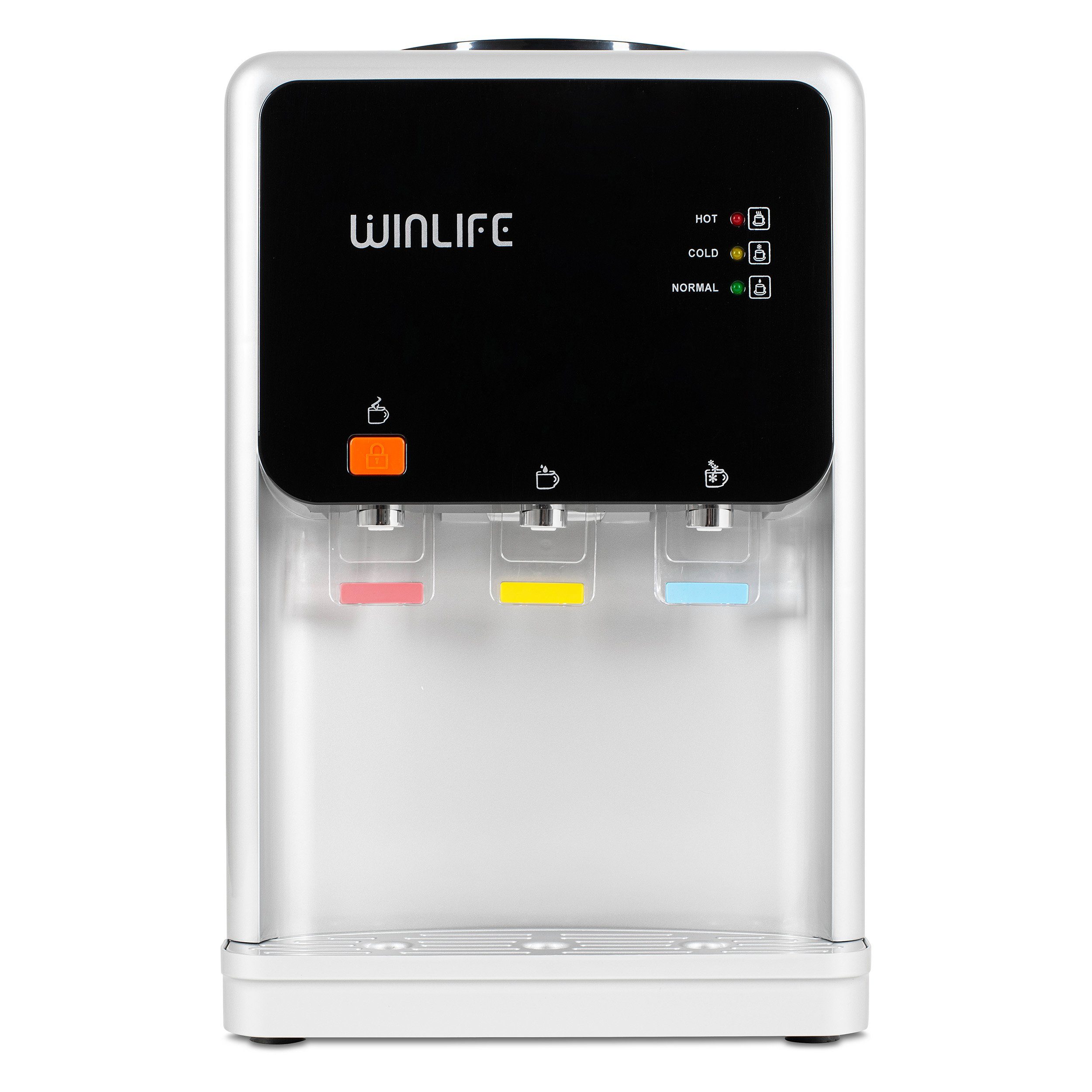 WINLIFE Heißwasserspender Kaltwasserpender Getränkespender für heiße kalte Getränke 5 bis 20L, Elektrischer Mini Warmwasserspender