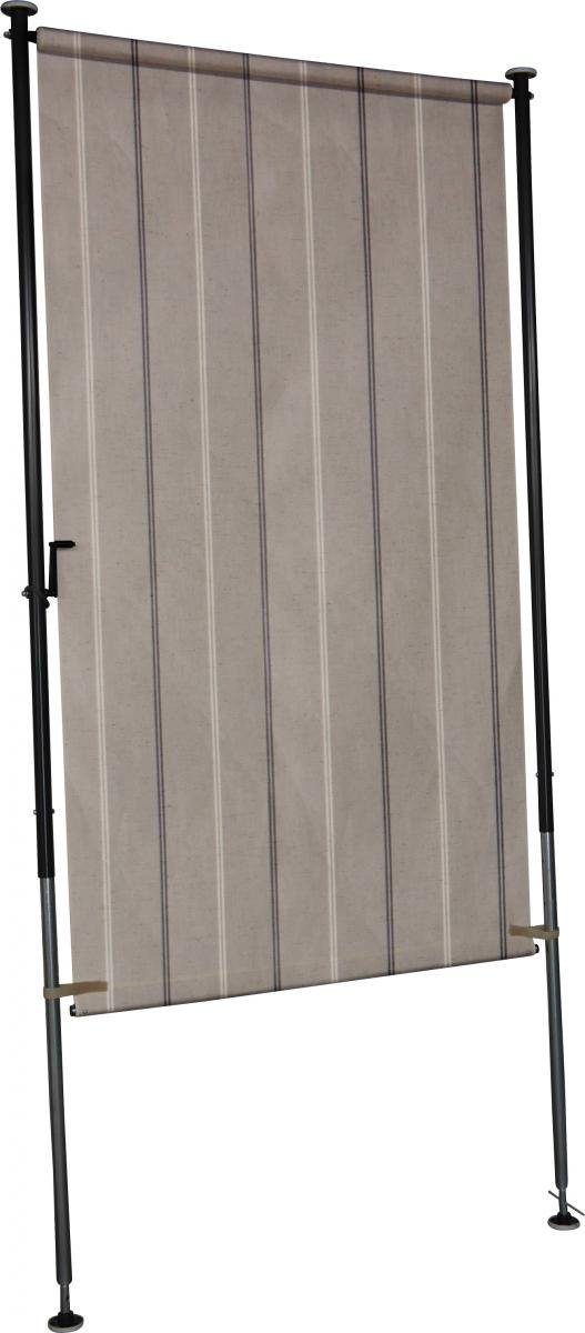 ANGERER Freizeitmöbel GmbH Seitenmarkise Balkonsichtschutz beige/braun 120 cm Sichtschutz