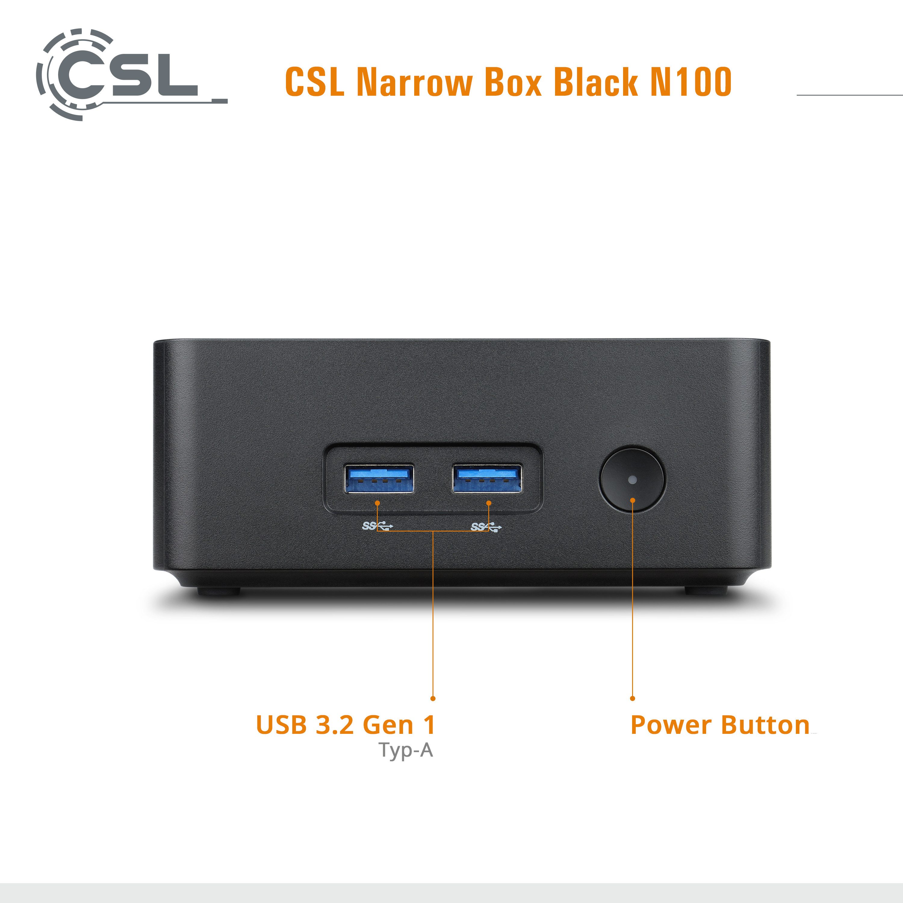 CSL Narrow Box Black N100 PC