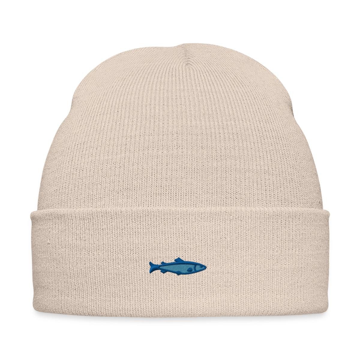 Beanie Bestickte Forelle Bestickte Wintermütze