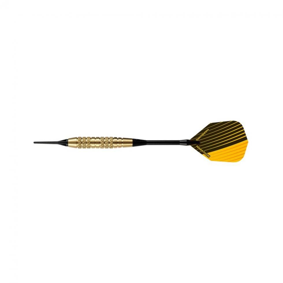 HARROWS DARTS Spiel, 3 x Softdart - Harrows - Club - Messing - 18g