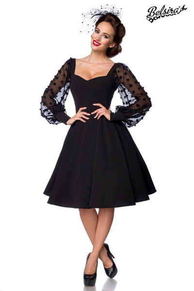 BELSIRA Spitzenkleid »Belsira Damen Vintage Kleid Retro 50s 60s Rockabilly Sommerkleid Partykleid«
