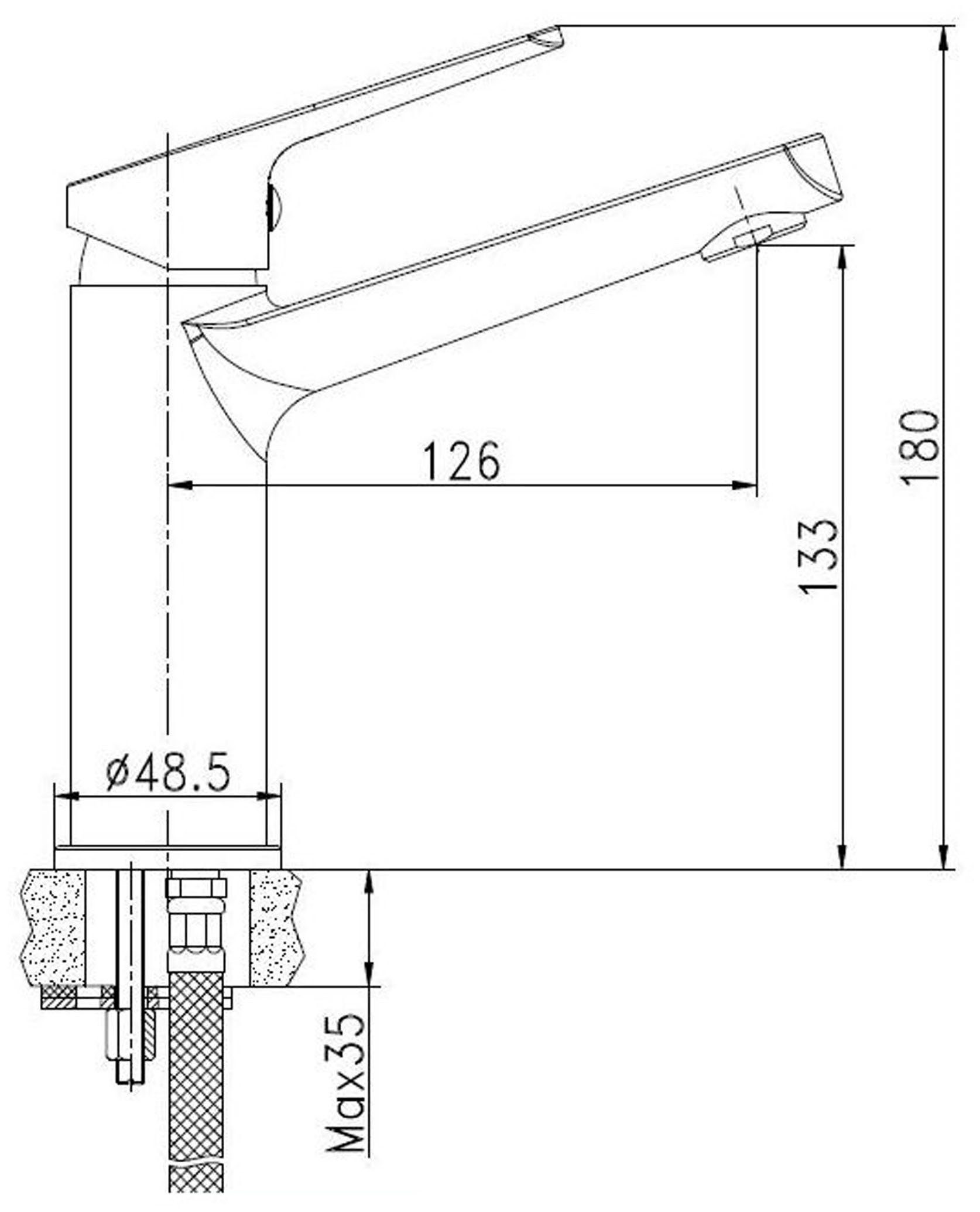 Sanotechnik SOHO Waschtischarmatur