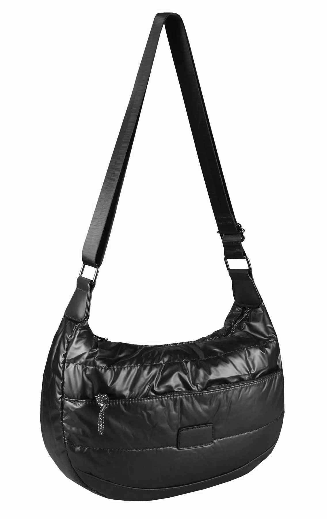 ITALYSHOP24 Schultertasche Damen Halbmond Tasche CrossOver günstig online kaufen