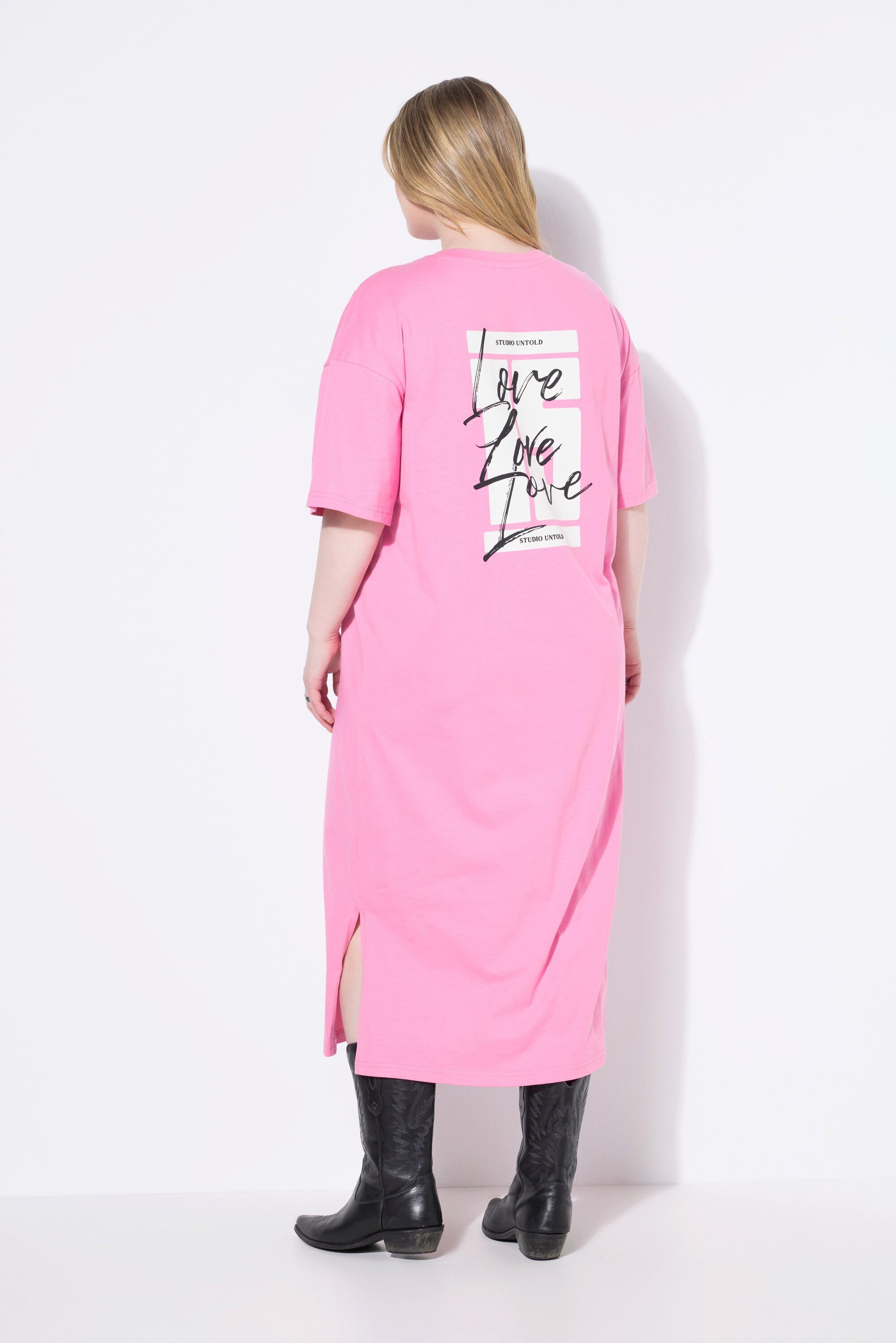 Studio Untold midi dress jersey dress oversized big shirt back print
