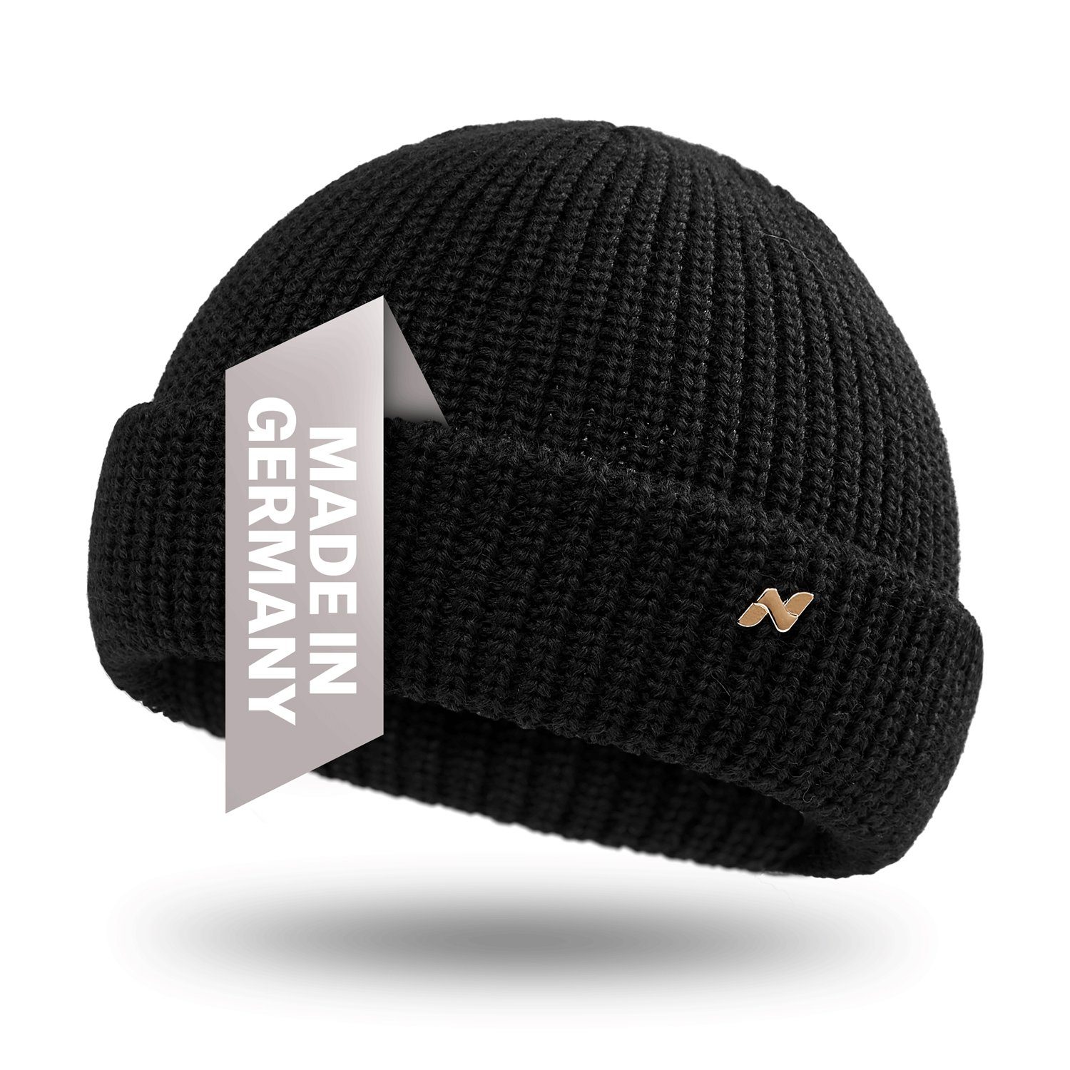 Strickmütze - 100 % Wolle - Made in Germany - Troyer Mütze für Herren & Damen