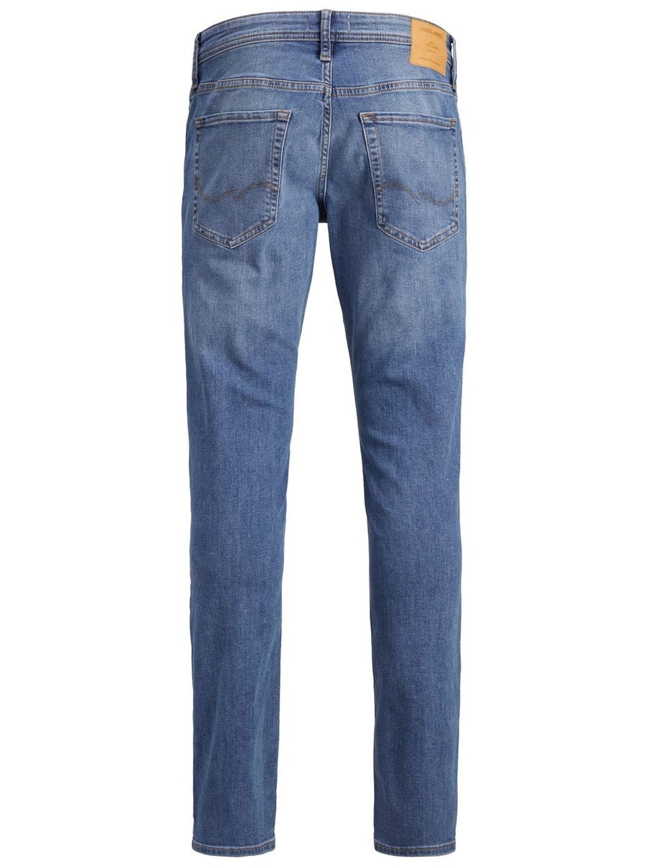 Jack & Jones Slim-fit-Jeans 3465 Skinny AM Tapered in GLENN (1-tlg) JJI Jeans Blau ORIGINAL GLENN