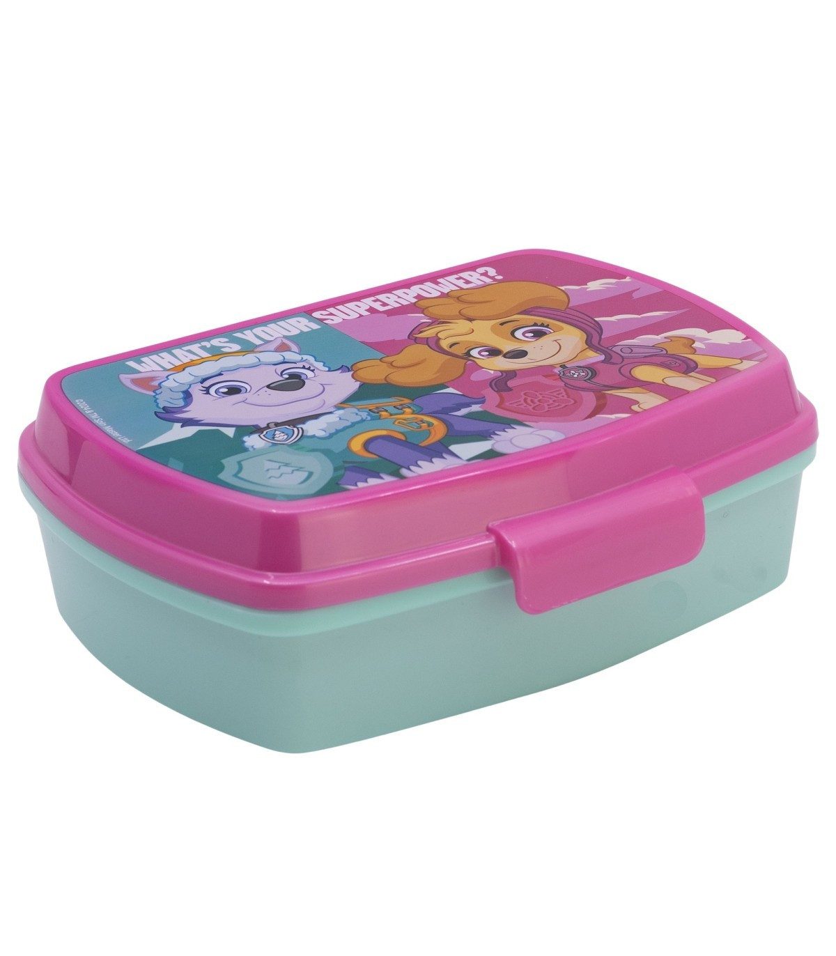 PAW PATROL Lunchbox Kinder Brotdose für Schule Freizeit und Ausflug, Polyethylen, (Packung)