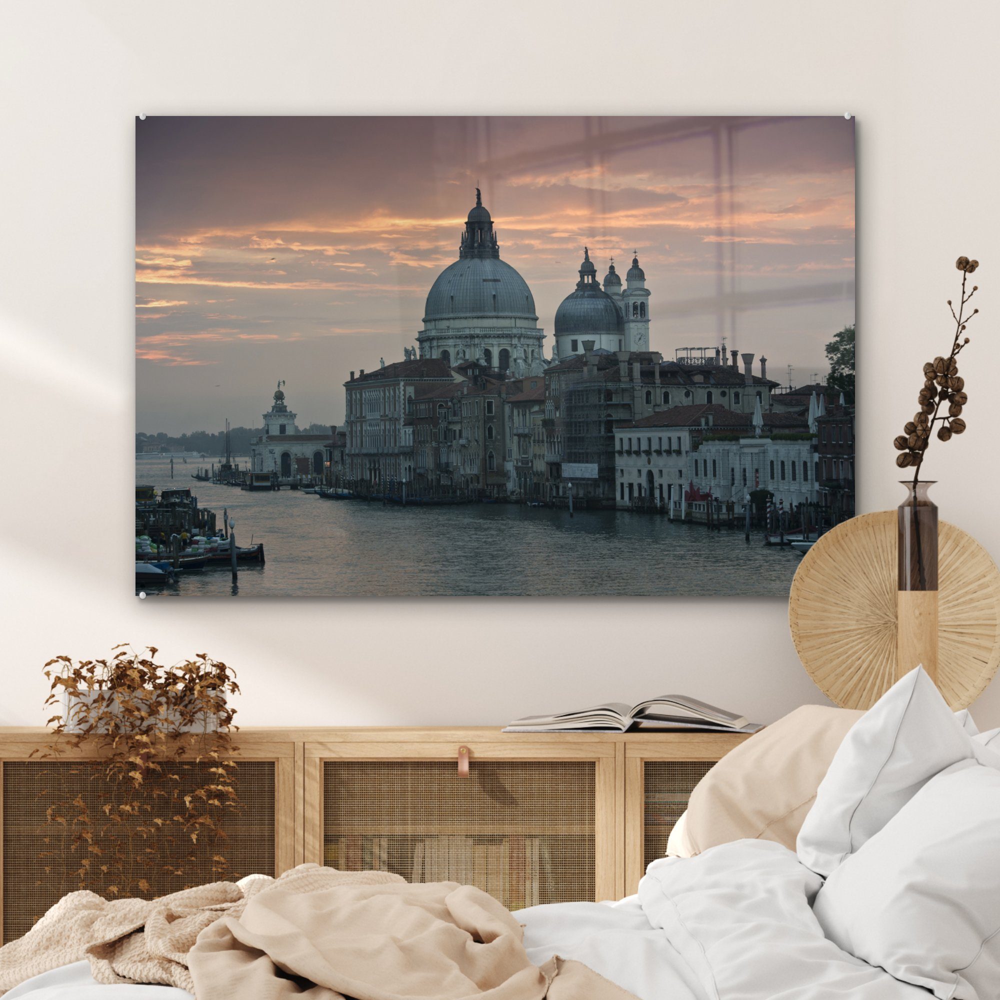 Acrylglasbilder & - - Architektur St), Venedig, Acrylglasbild Schlafzimmer Wohnzimmer MuchoWow Italien (1
