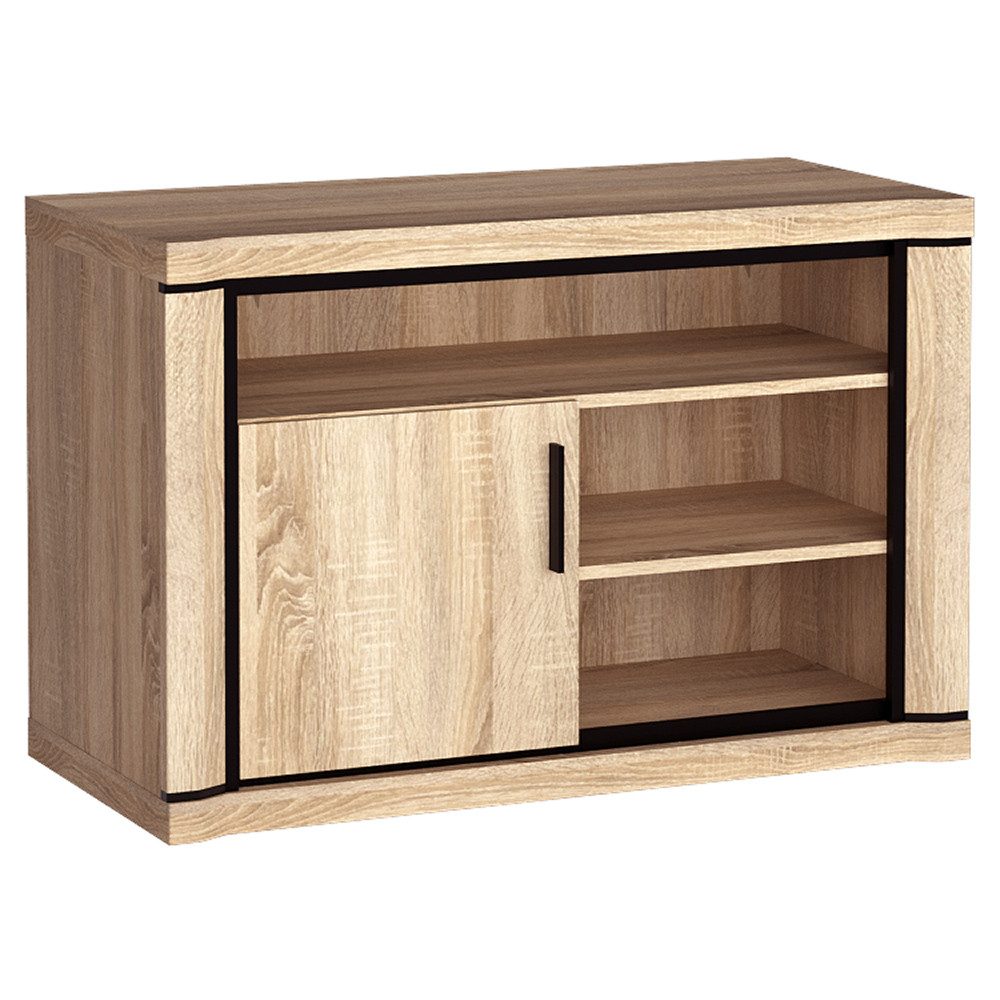 Lomadox Lowboard DUNEDIN-161, Fernsehschrank, 107cm, Sonoma Eiche günstig online kaufen