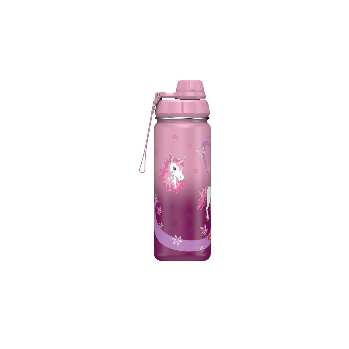 Step by Step Trinkflasche Edelstahl Trinkflasche, Sweet Unicorn 0,5 l, Kinder-Flasche, nicht Spülmaschinengeeignet, 500 ml