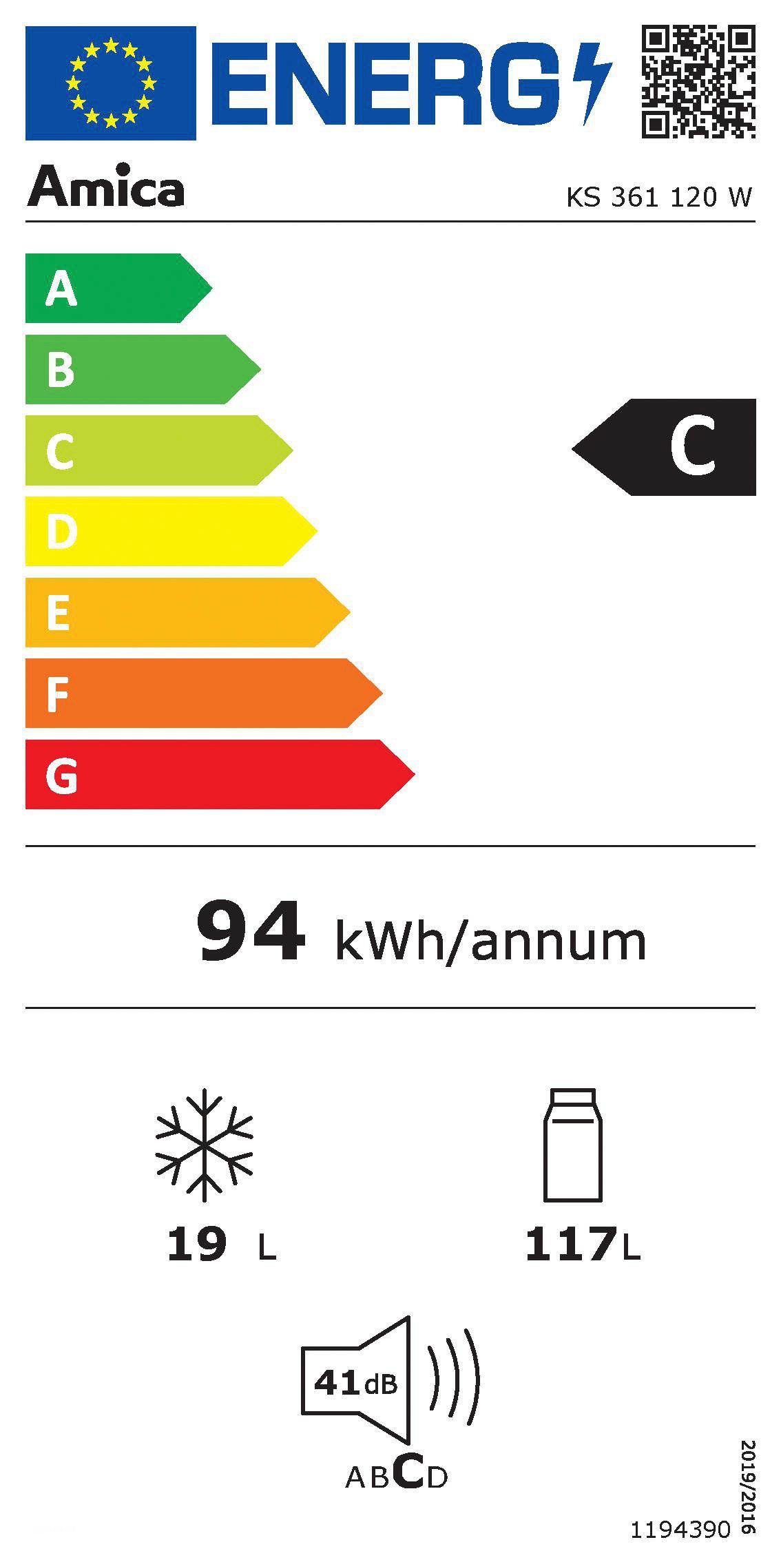 Energieeffizienzklasse: 
