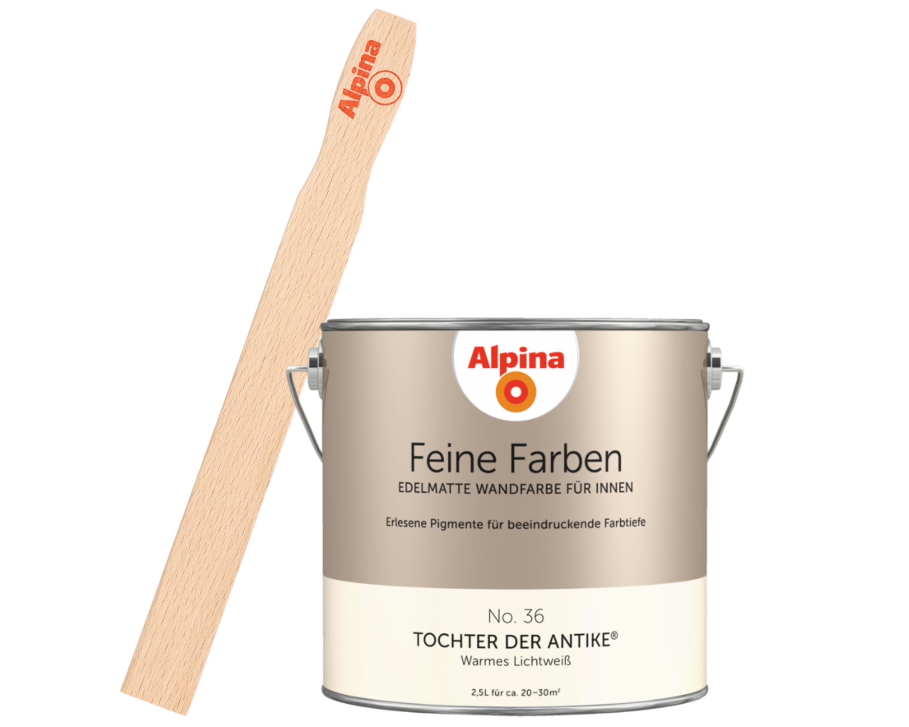 Alpina Wandfarbe Alpina Feine Farben + Gratis Rührstab