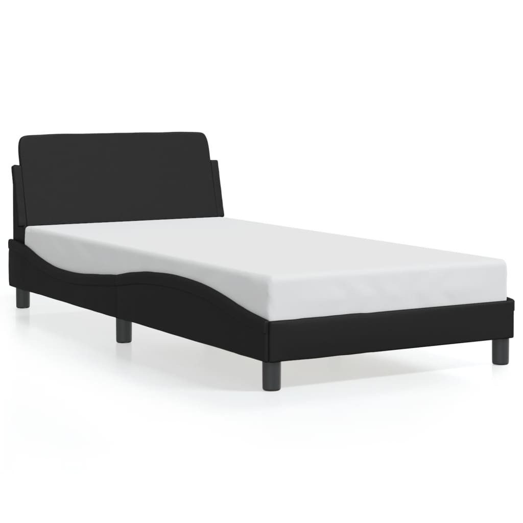 vidaXL Bett Bettgestell "Dover" Schwarz 100x200 günstig online kaufen