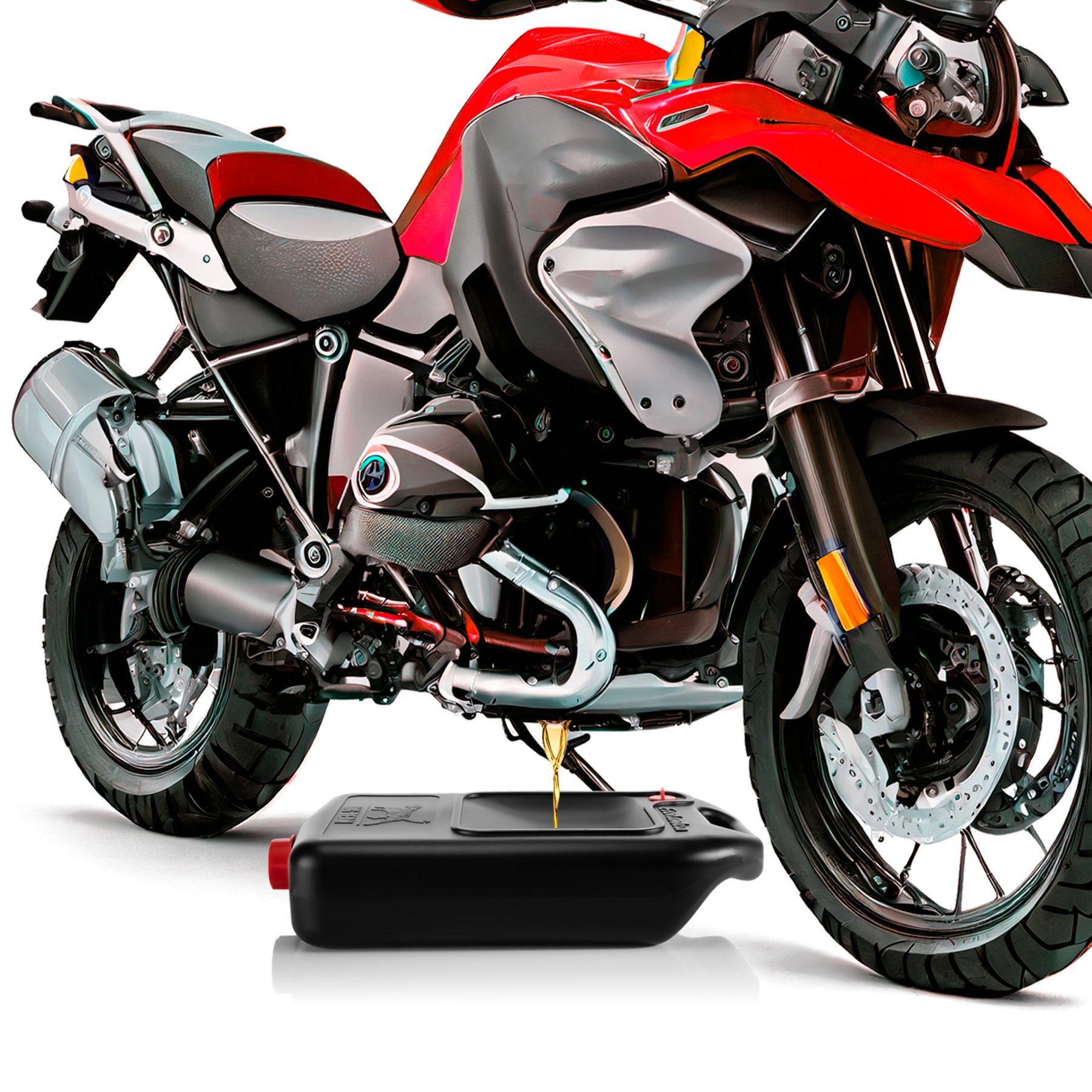 BigDean Benzinkanister Ölwechselkanister in Schwarz 10 L (Set, 1 St., Öl-Wechsel-Kanister), Öl auffang Kanister, Mit Filtereinsatz, Ölwechselkanister