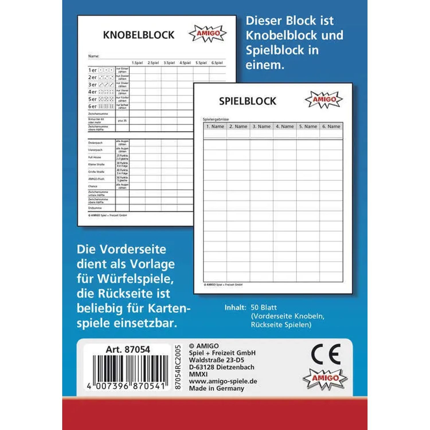 Spiel Spiel- & Knobelblock (Spiel-Zubehör)