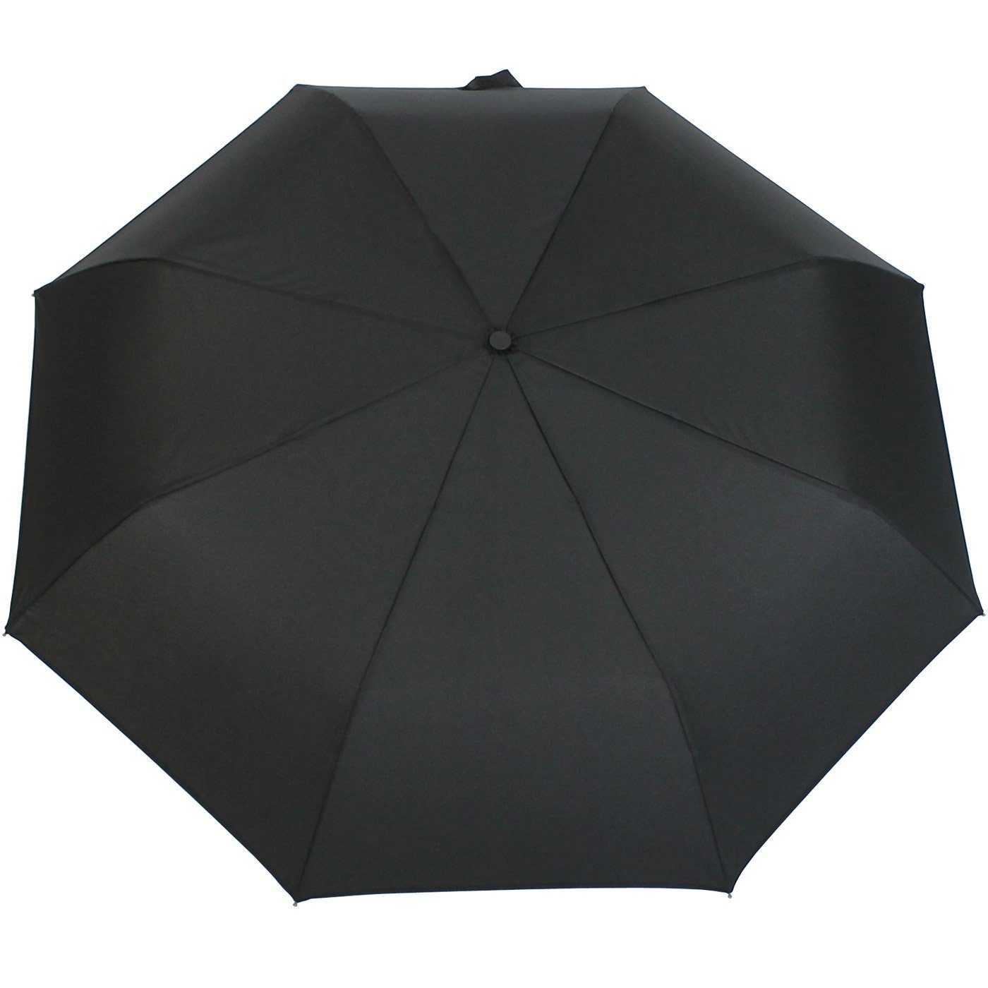 iX-brella Taschenregenschirm First Class - mit Auf-Zu-Automatik, Griff in Holz-Chrom-Optik