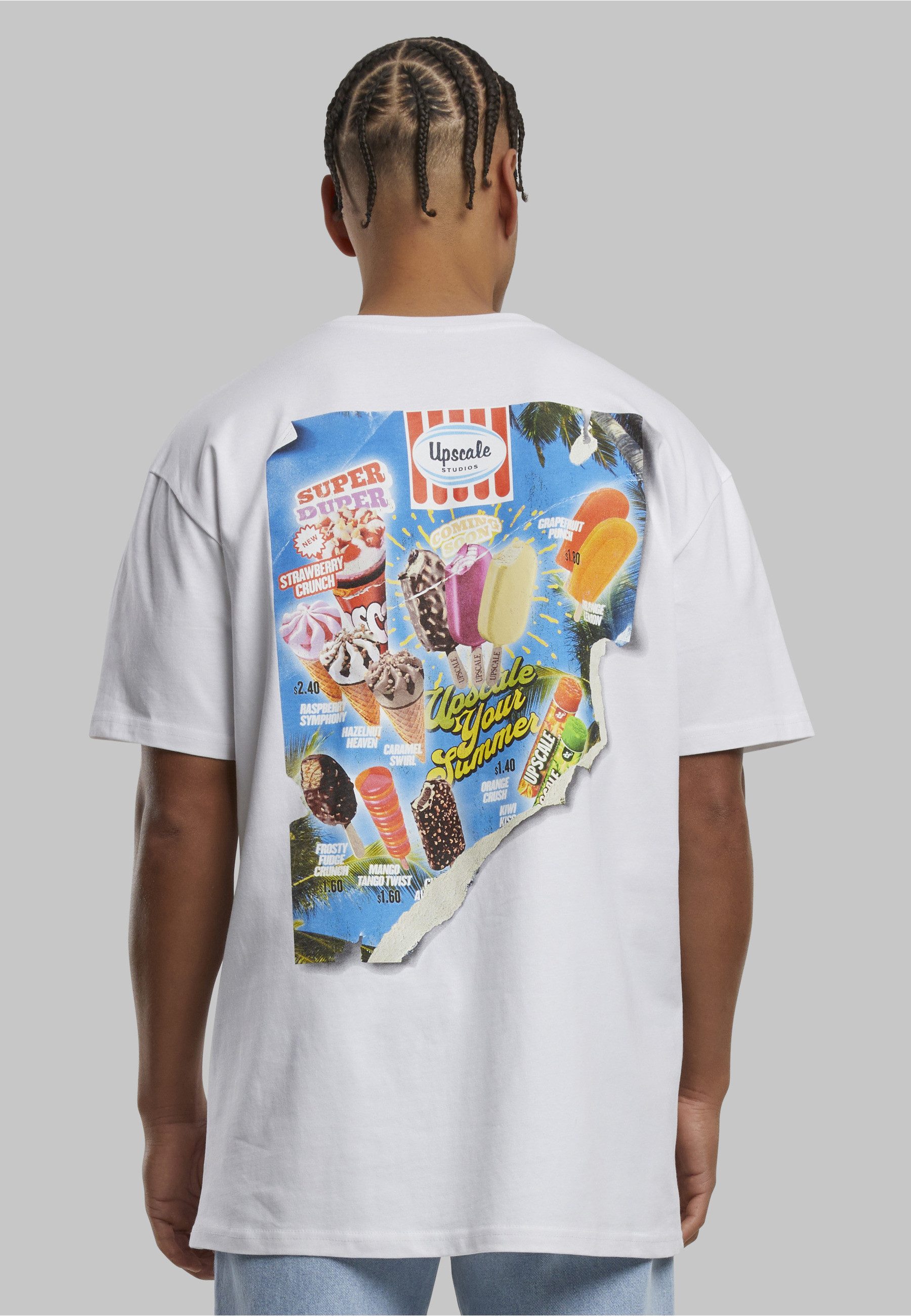 Upscale by Mister Tee T-Shirt Upscale by Mister Tee Ice Cream Heavy Oversize Tee (1-tlg)