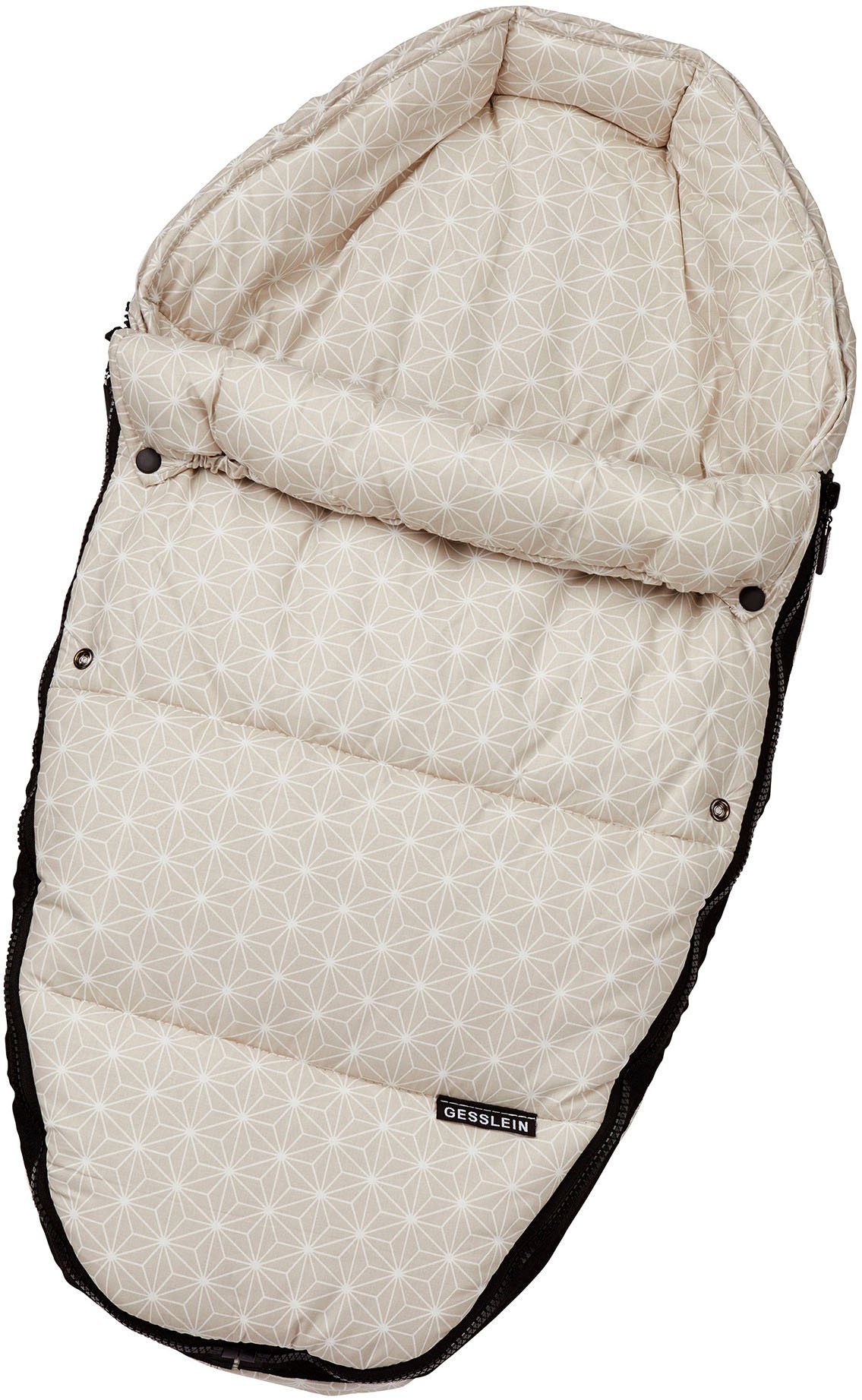 Gesslein Kuschelnest Baby Nestchen, beige, für Kinderwagenwannen, Tragetaschen oder Babyschalen, Made in Germany