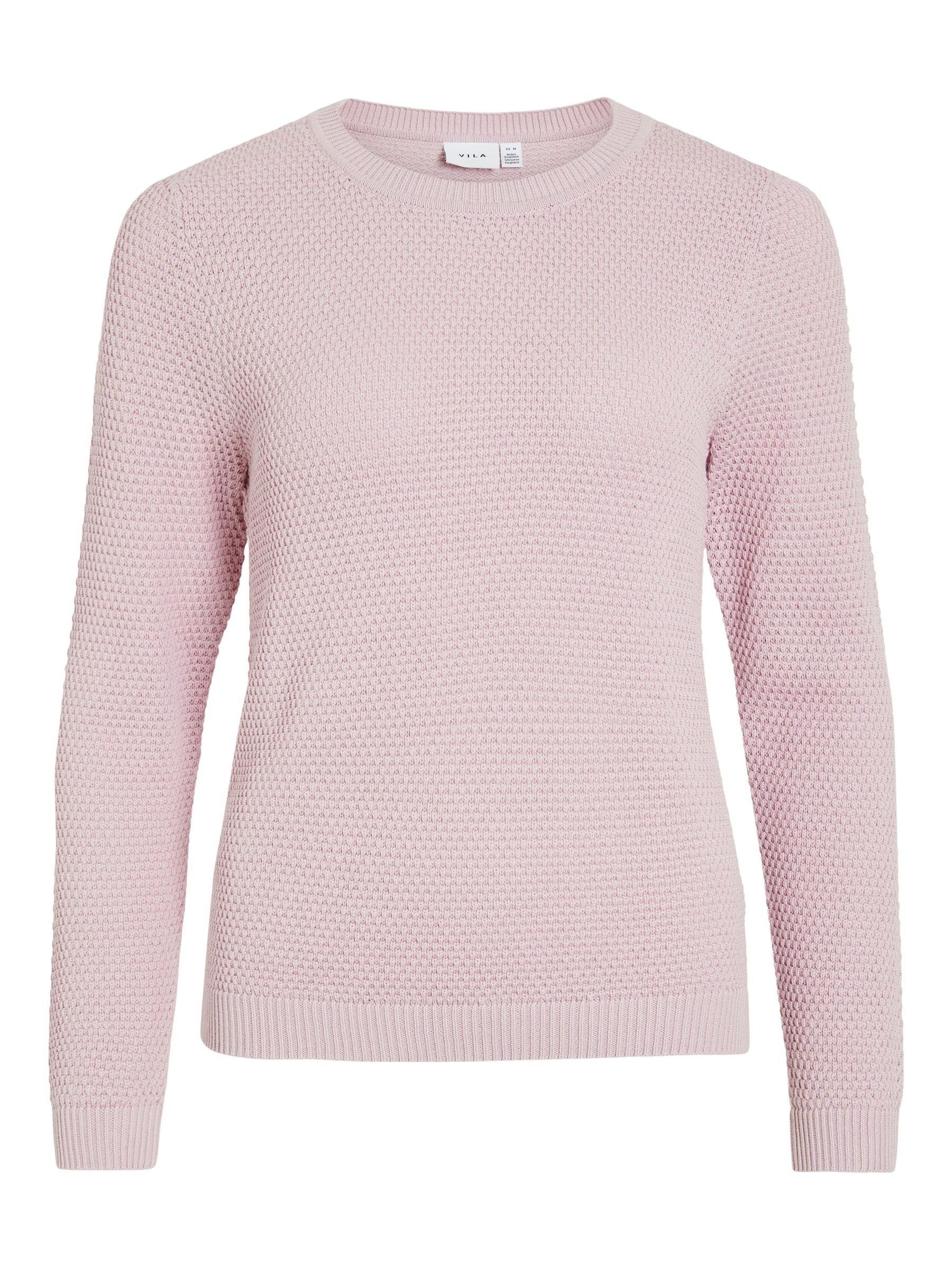 Vila Strickpullover Struktur Strickpullover Kuscheliger Design günstig online kaufen